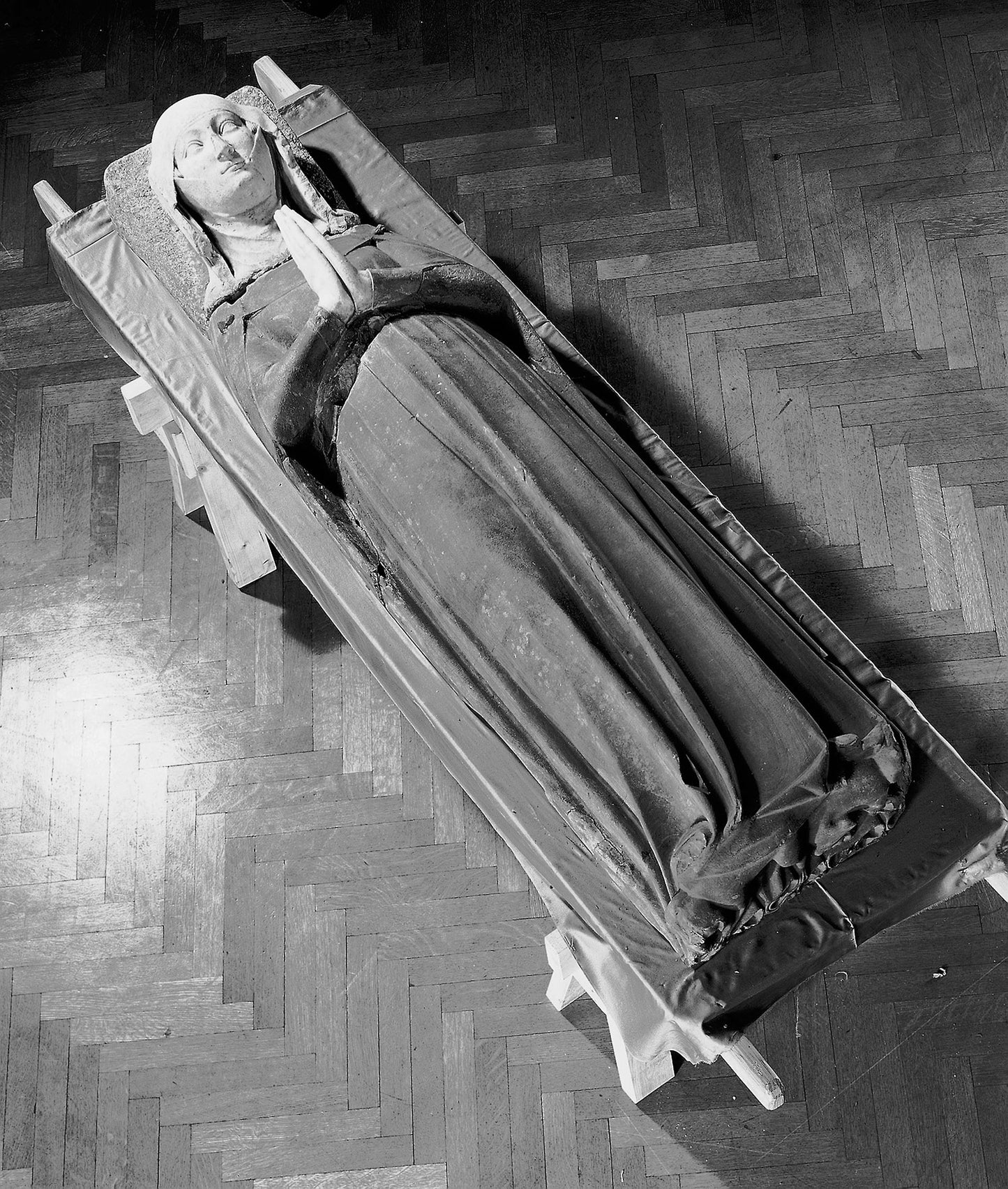 Female Tomb Figure - French, Poster Print Wall Art