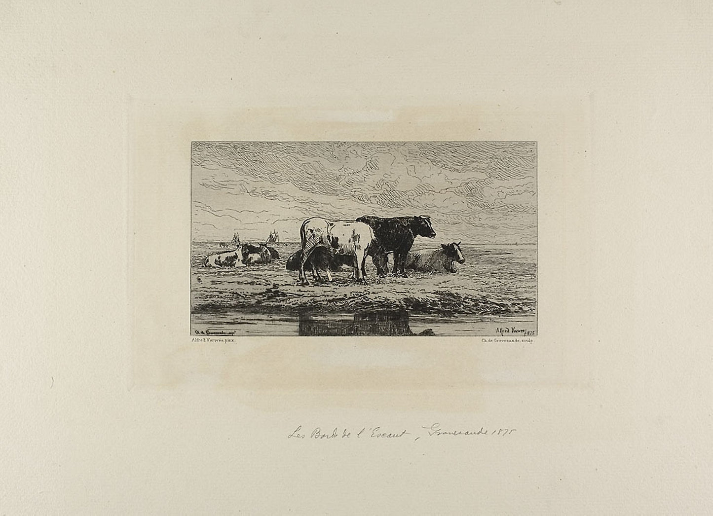 The Bank of Escaut - Carel Nicolaas Storm van's Gravesande (Dutch, 1841-1924), Poster Print Wall Art