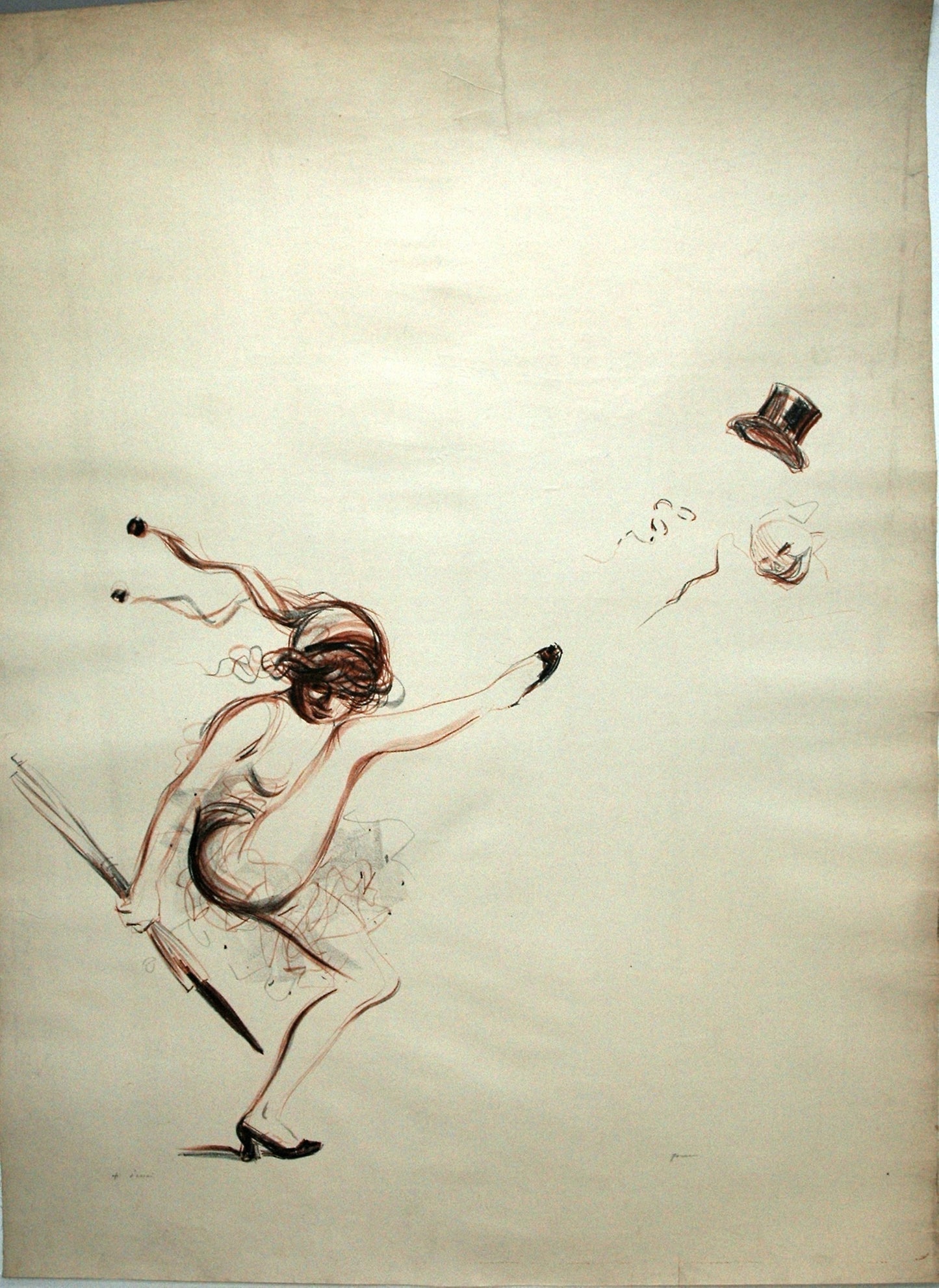 1st Exhibition of the Humorists (2nd Version): Jean Louis Forain (French, 1852-1931),16x12"(A3) Poster