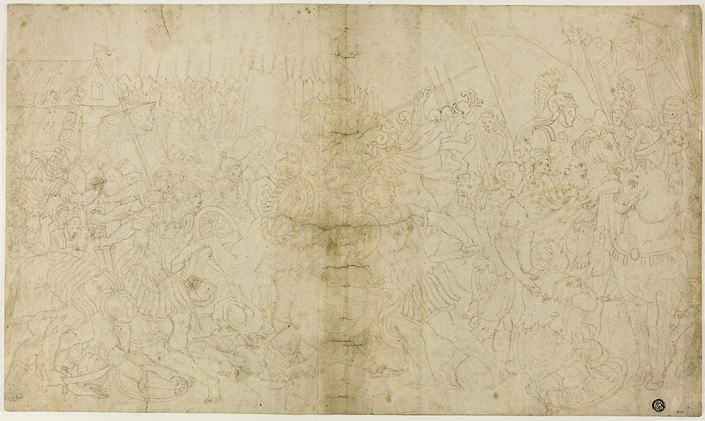Roman Conquest - Follower of Girolamo Sellari, called Girolamo da Carpi, Poster Print Wall Art