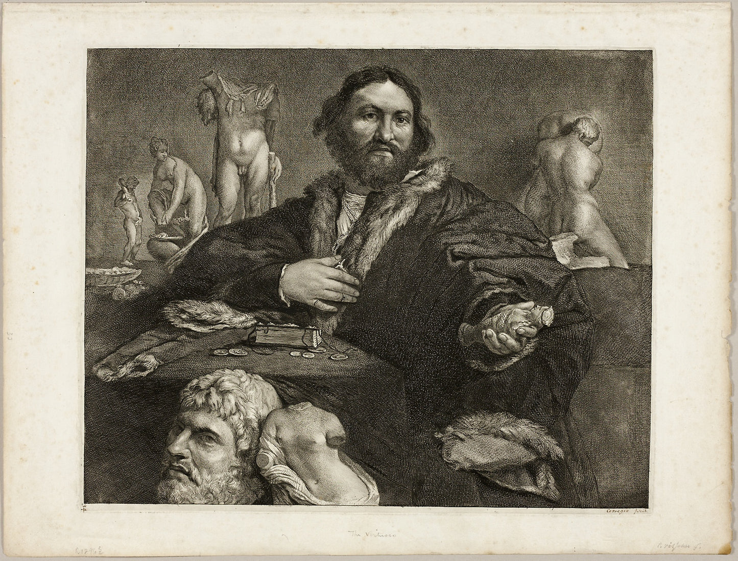 The Virtuoso - Cornelis Visscher (Dutch, c. 1629-1658), Poster Print Wall Art