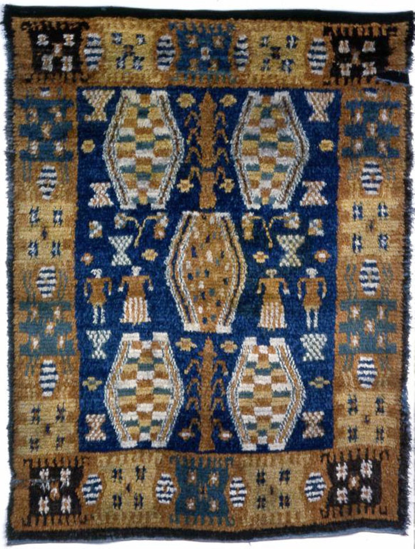 Carpet (Known as a "Ryijy" or "Rya") - Central Finland, Poster Print Wall Art