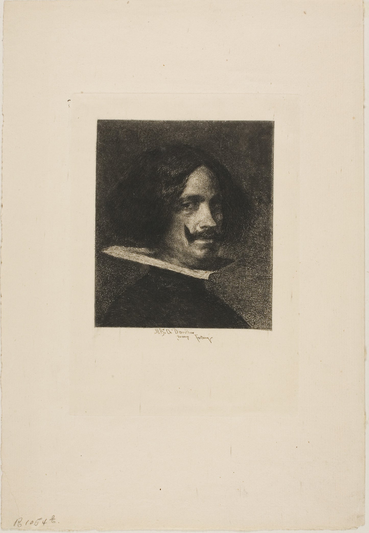 Portrait of Velasquez - Mariano José María Bernardo Fortuny y Carbó, Poster Print Wall Art