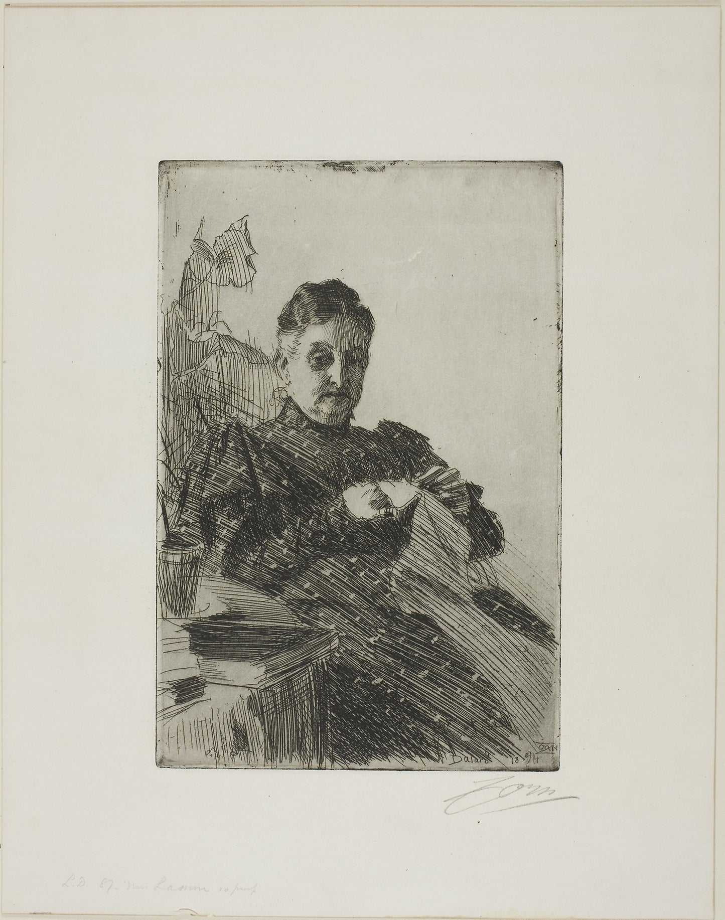 Mme Lamm II - Anders Zorn, Poster Print Wall Art