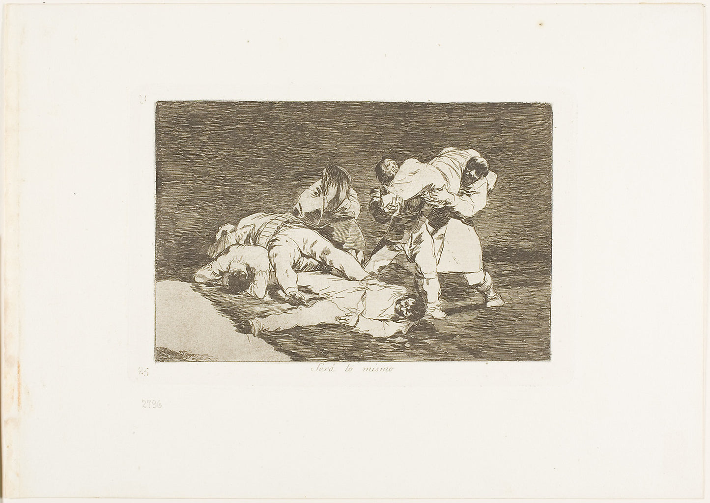 It will be the same, plate 21 from The Disasters of War - Francisco José de Goya y Lucientes, Poster Print Wall Art