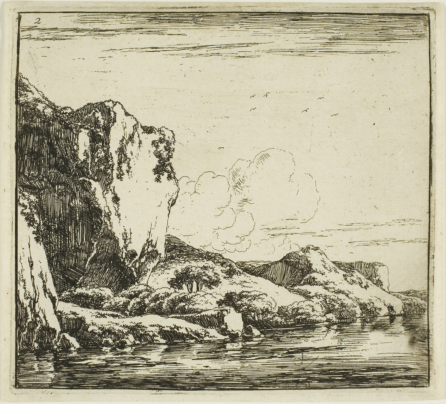 Rocky Landscape - Herman Naijwincx, Poster Print Wall Art