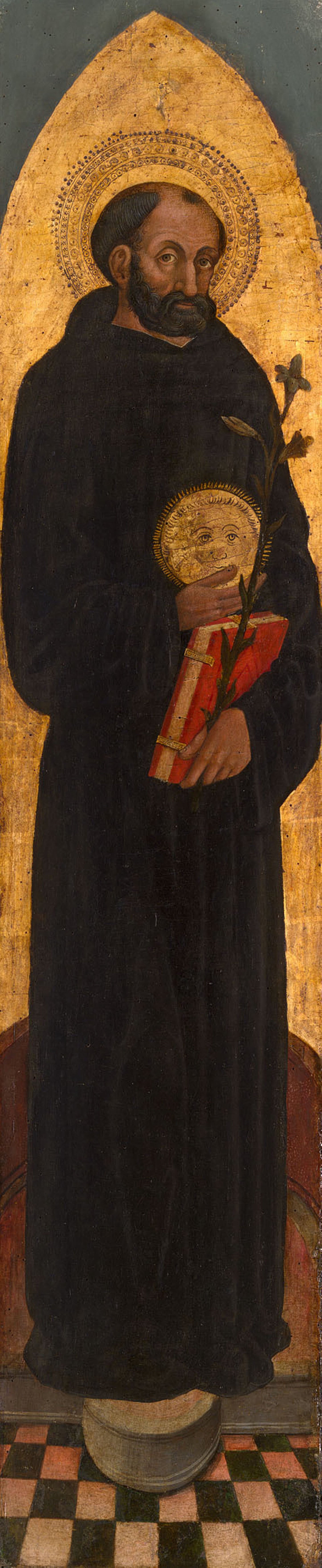 Saint Nicholas of Tolentino from an Augustinian altarpiece - Italian, Venice, Poster Print Wall Art