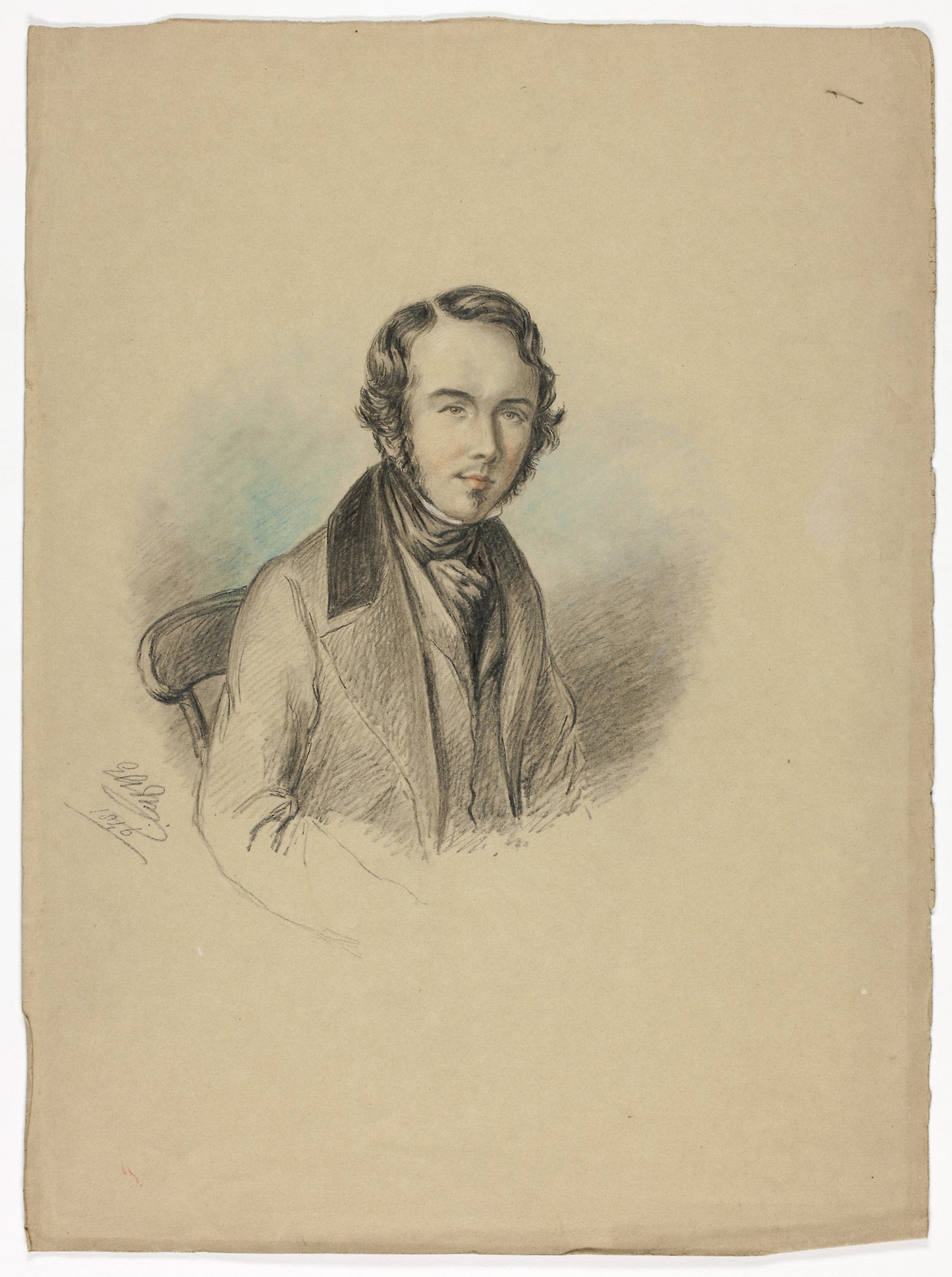 Portrait of a Man - Elizabeth Murray, Poster Print Wall Art