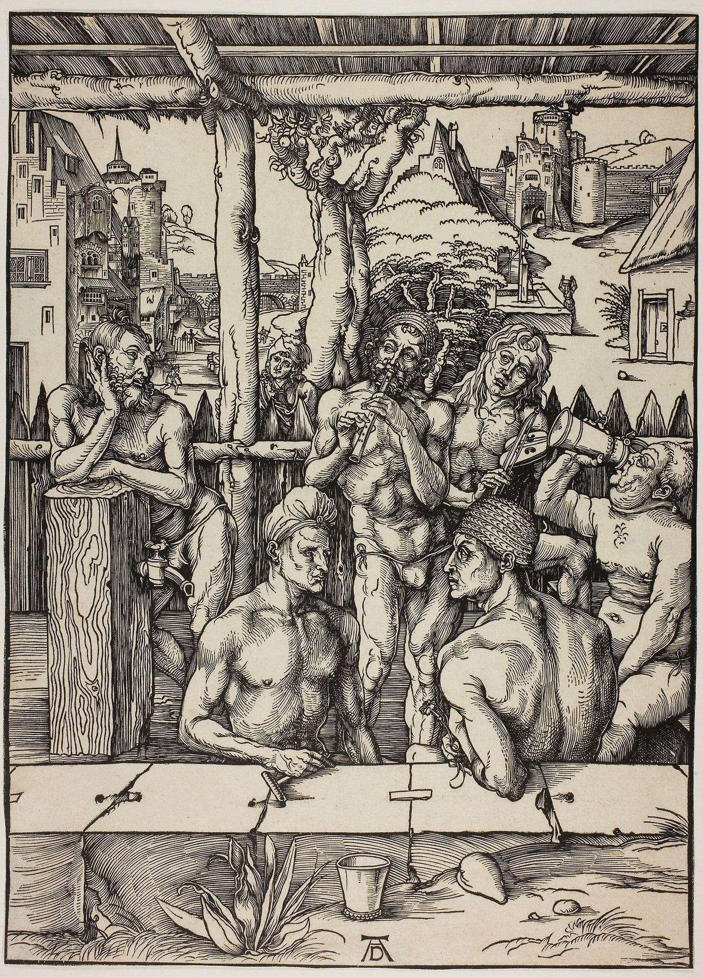 The Men’s Bath - Albrecht Dürer, Poster Print Wall Art