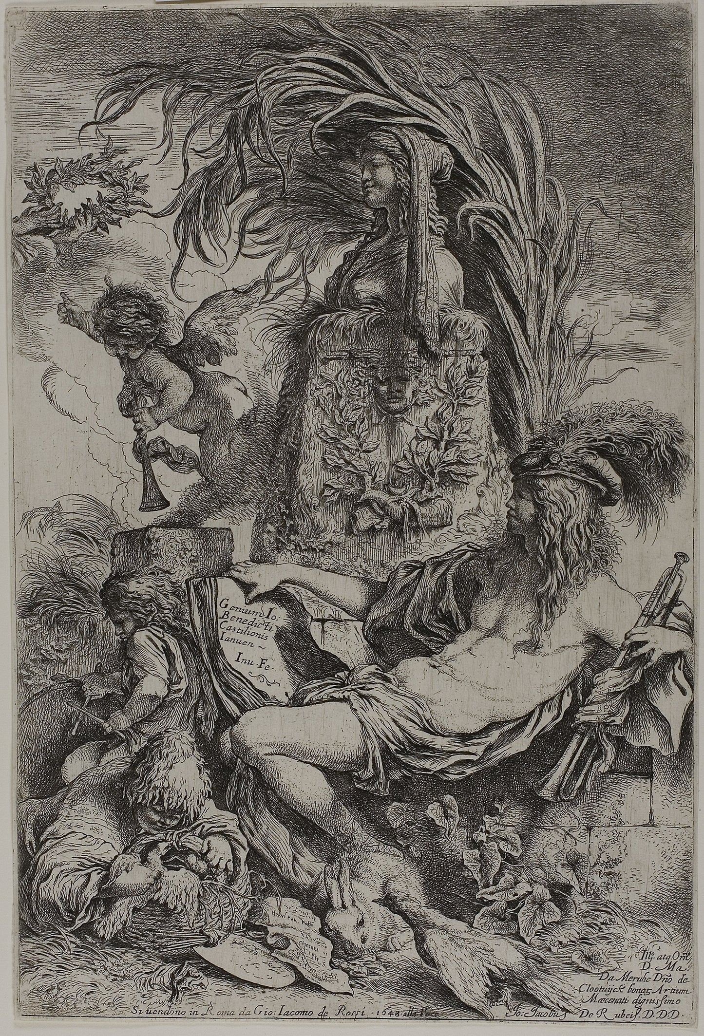 The Genius of Castiglione - Giovanni Benedetto Castiglione (Italian, 1609-1664), Poster Print Wall Art