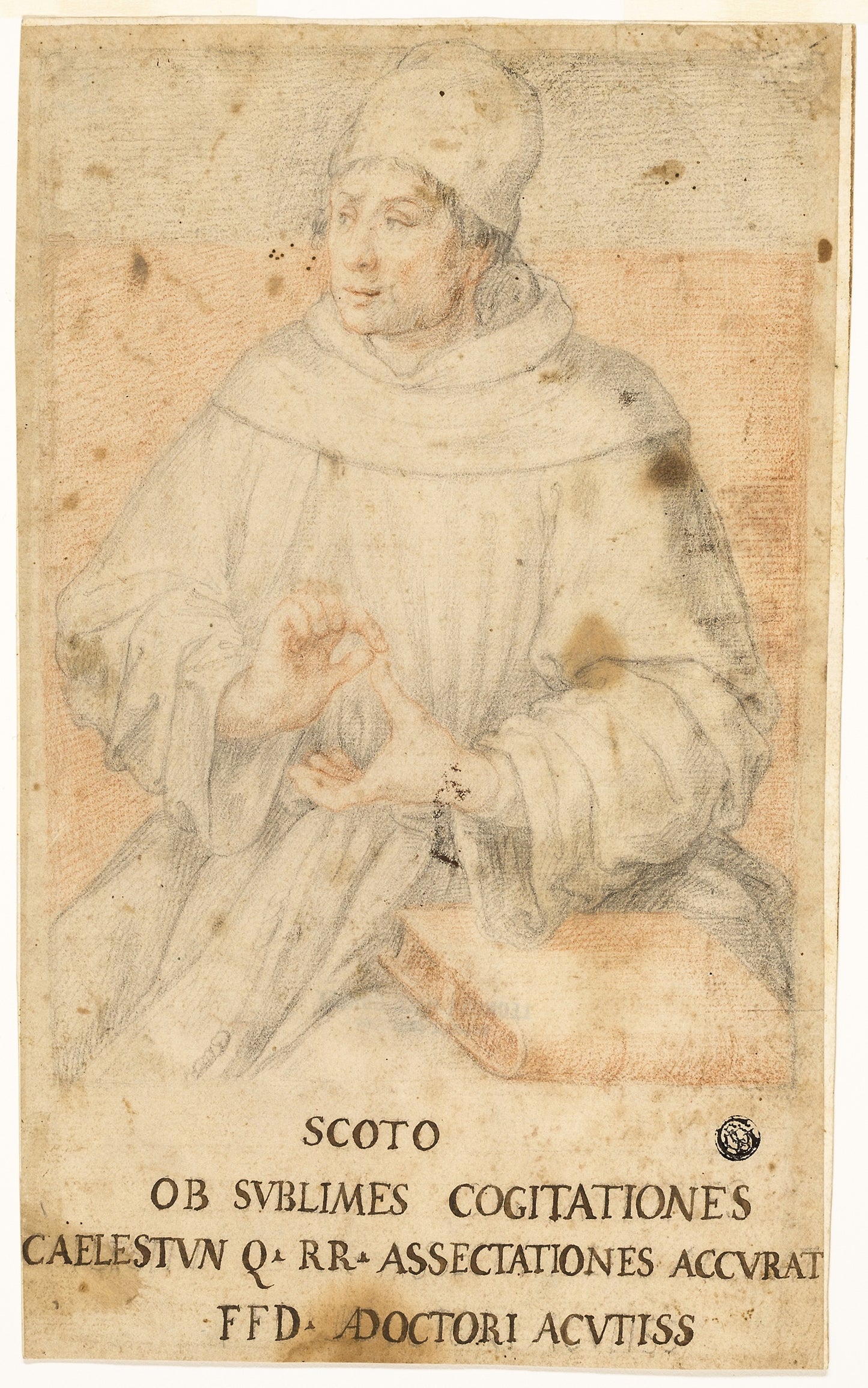 Duns Scotus - Attributed to Federico Zuccaro, Poster Print Wall Art