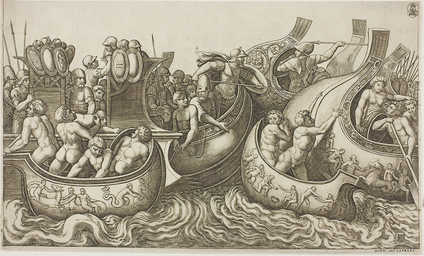 Sea Battle - Master of the Die, Poster Print Wall Art