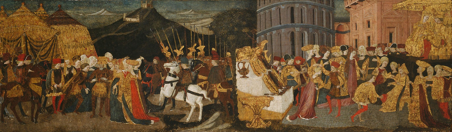 The Continence of Scipio - Workshop of Apollonio di Giovanni and Marco del Buono Giamberti, Poster Print Wall Art