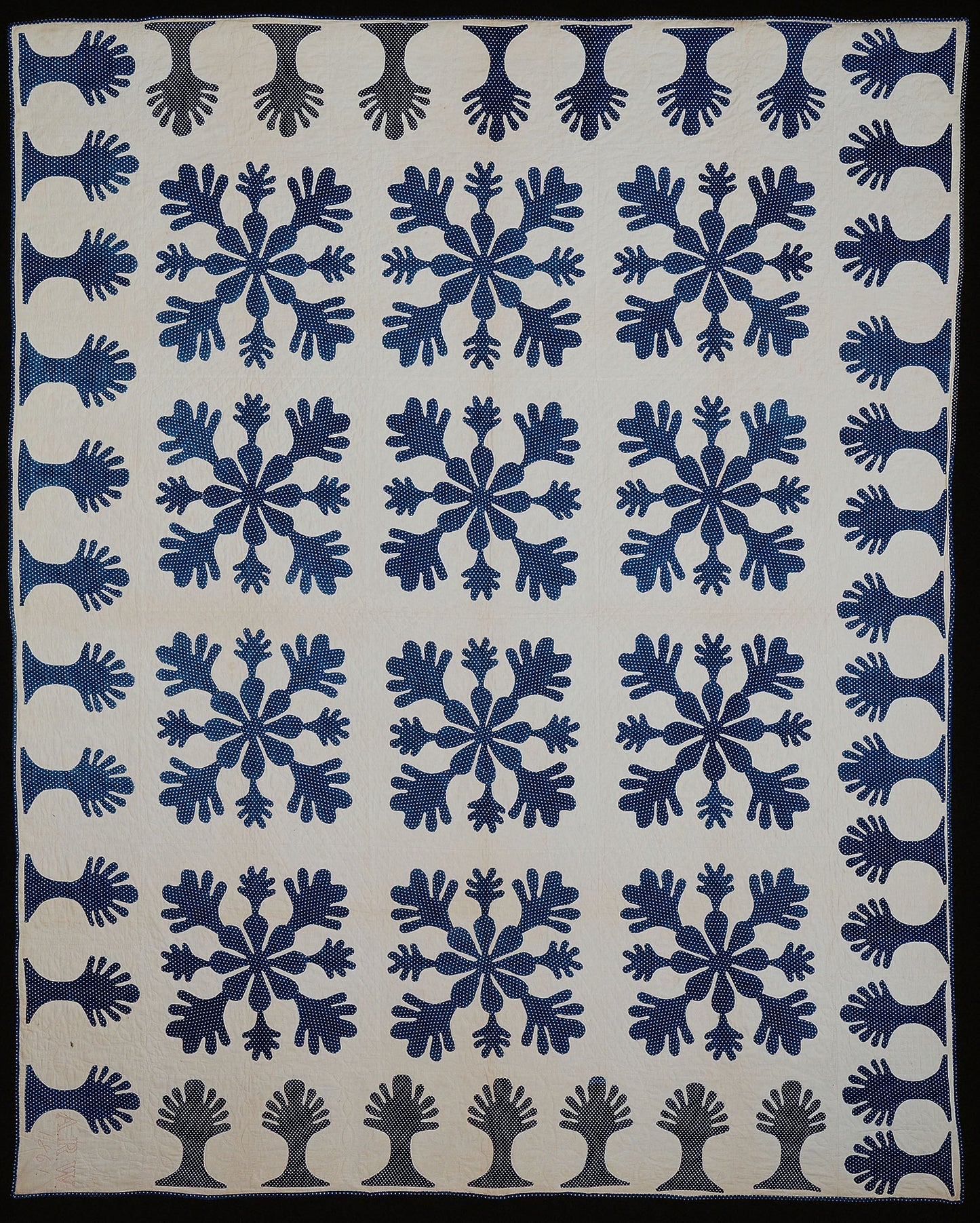 Bedcover (Bride's Quilt) - United States, Poster Print Wall Art