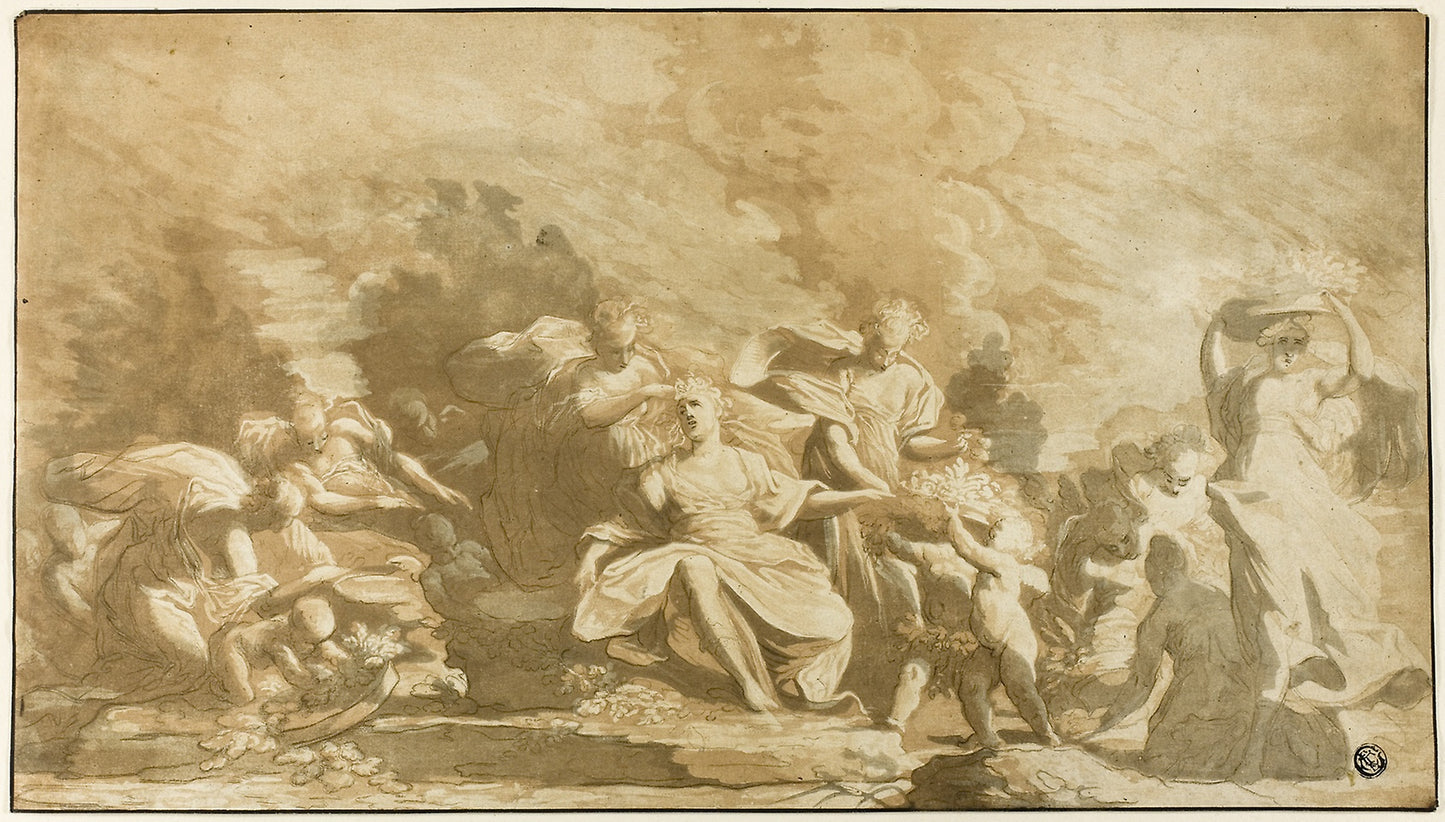 The Kingdom of Flora - Johann Gottlieb (Theophilius) Prestel (German, 1739-1808), Poster Print Wall Art