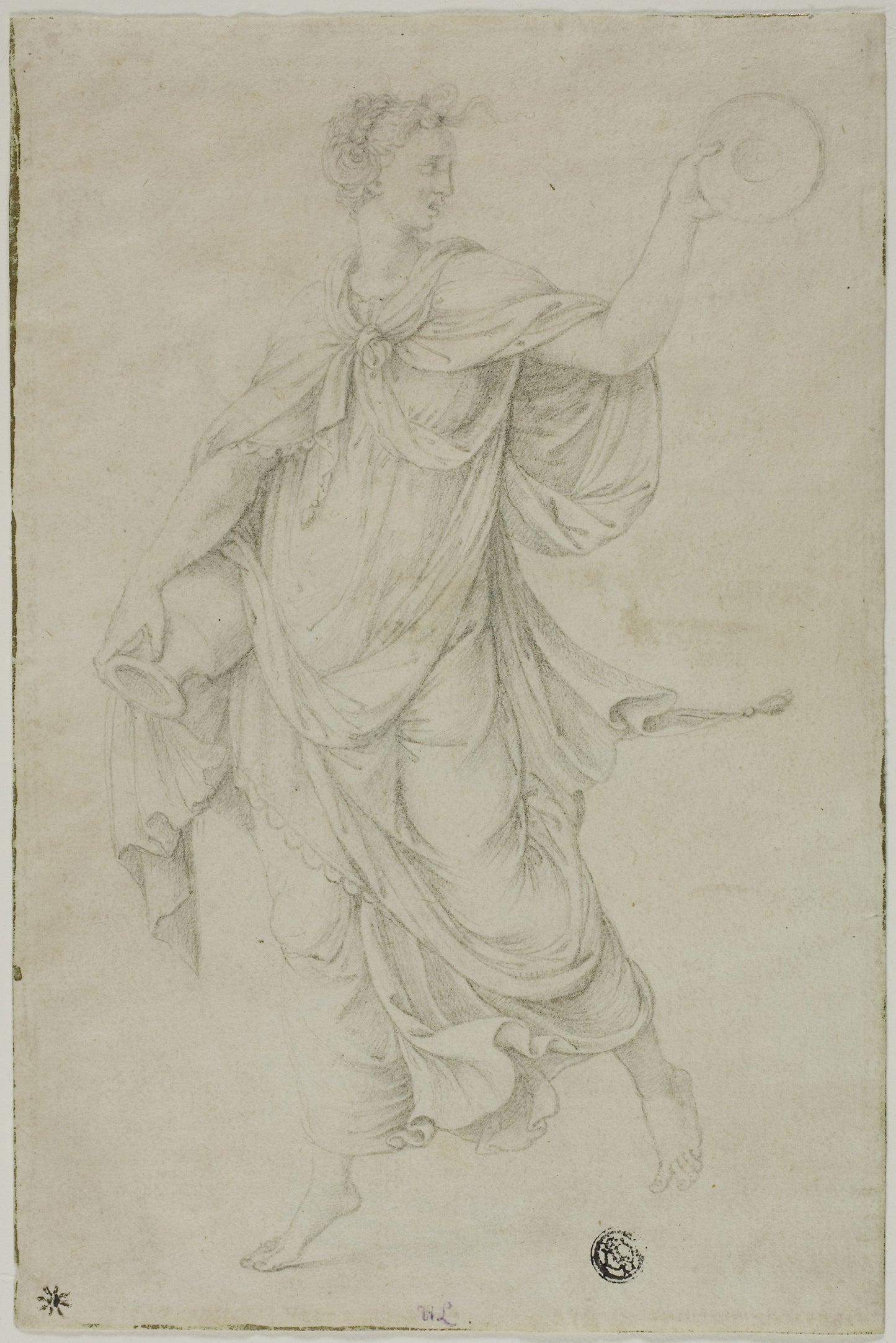 Temperance - Attributed to Girolamo Sellari, called Girolamo da Carpi, Poster Print Wall Art