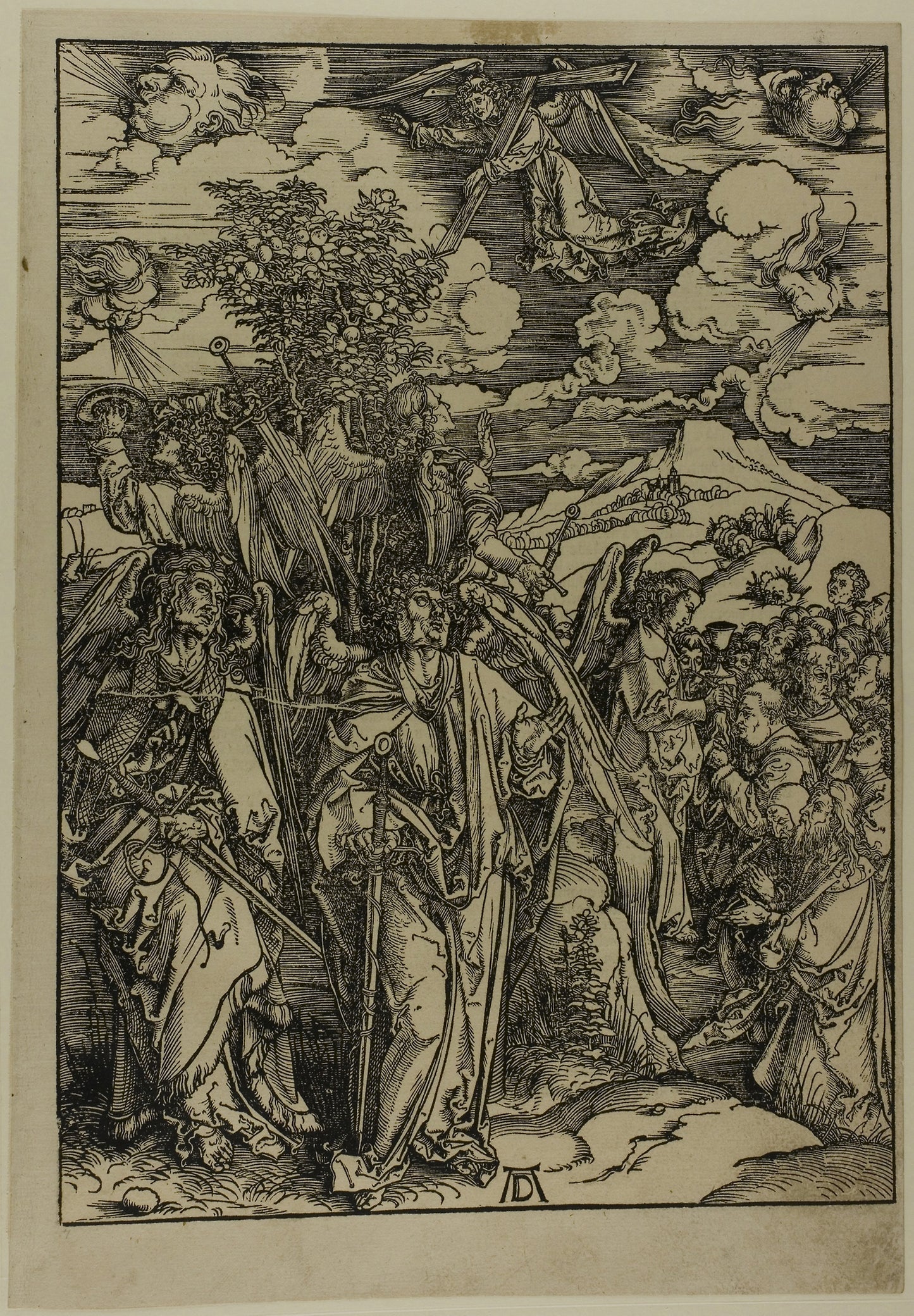 The Four Angels Staying the Winds, from The Apocalypse - Albrecht Dürer, Poster Print Wall Art