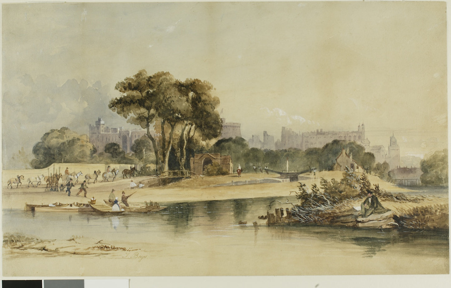 Environs of Windsor Castle - Thomas Shotter Boys, Poster Print Wall Art