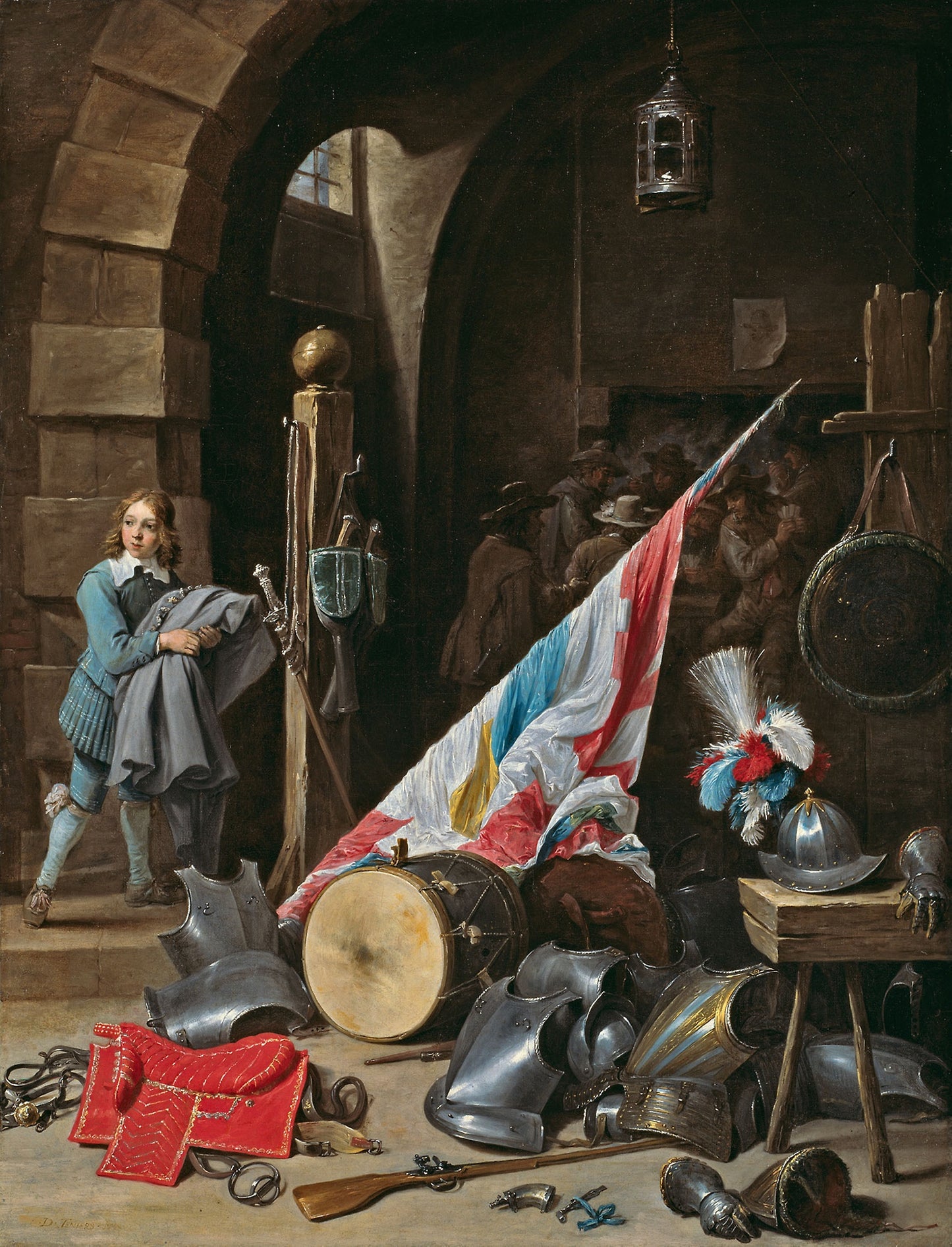 The Guardhouse - David Teniers, the Younger, Poster Print Wall Art