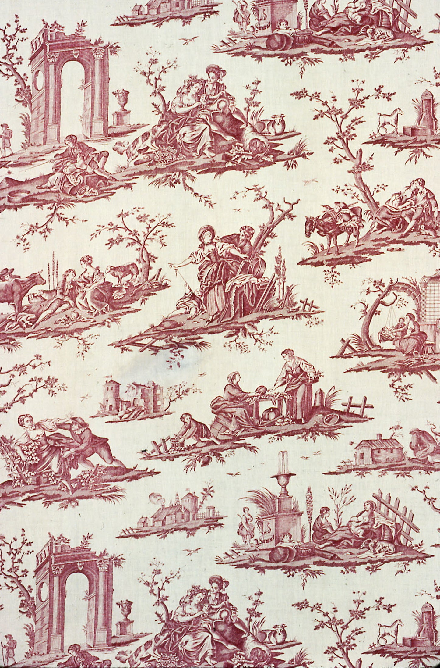Le Mouton Chéri (Furnishing Fabric) - Engraved - Louis marin Bonnet (French, 1736-1793) after Francois Boucher (French, 1703-1770) and other artists, Poster Print Wall Art