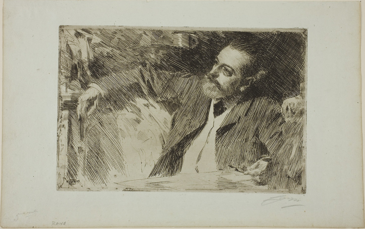 Antonin Proust - Anders Zorn, Poster Print Wall Art