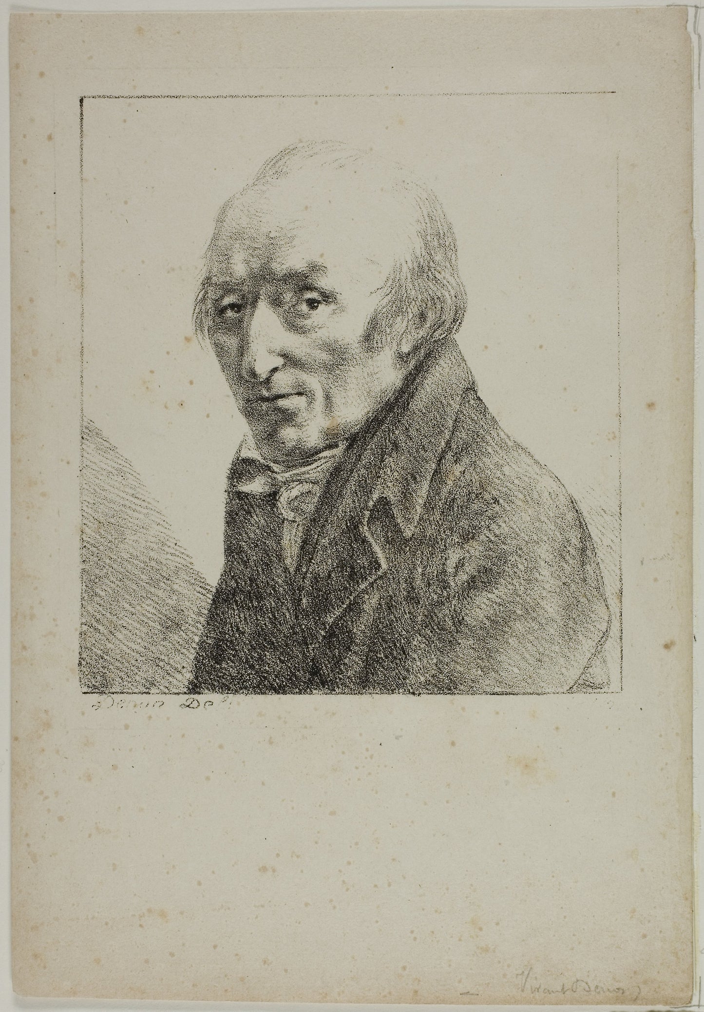 Portrait of Monsieur Morice - Dominique-Vivant Denon, Poster Print Wall Art