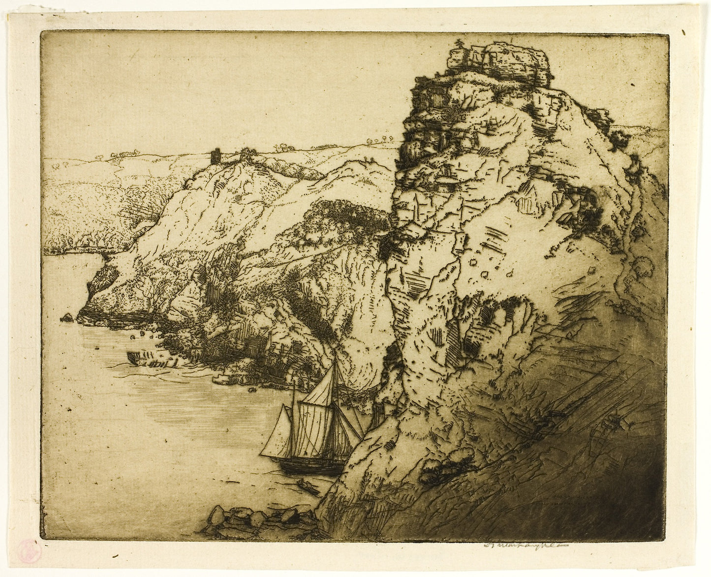 The Smugglers' Cove - Donald Shaw MacLaughlan, Poster Print Wall Art