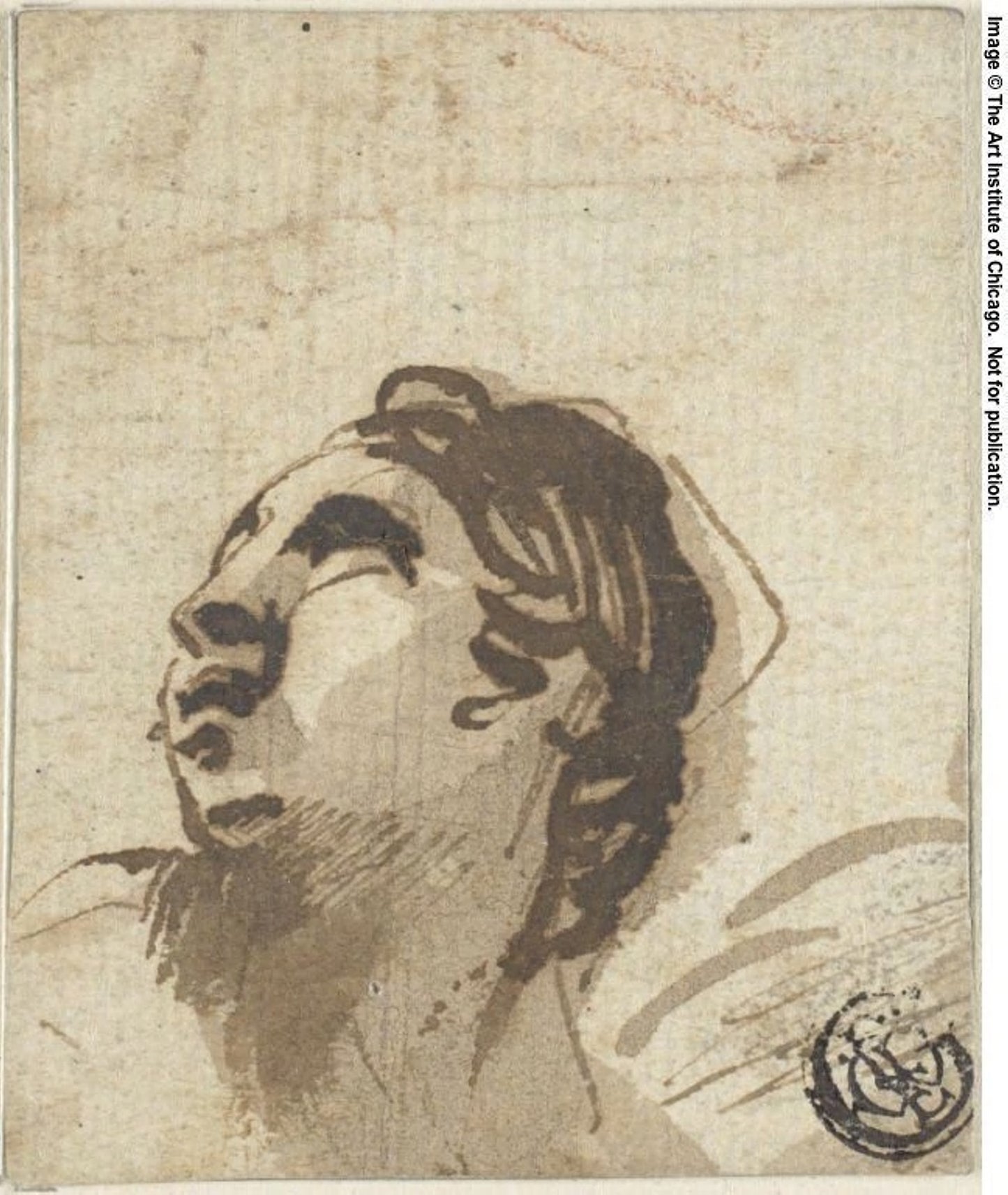 Head - Pier Francesco Mola, Poster Print Wall Art