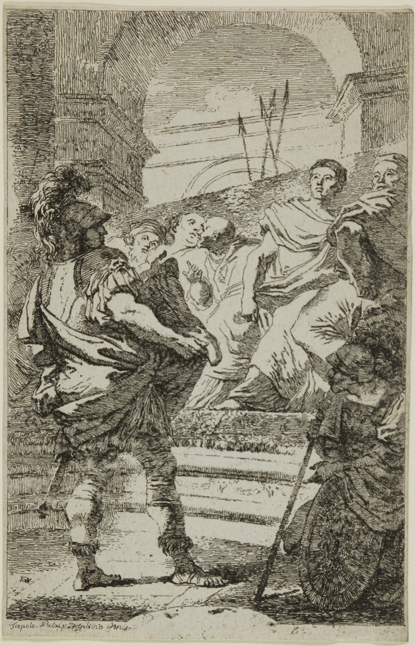 Fabius Maximus Before the Carthaginensis Senate - Jean Honoré Fragonard (French, 1732-1806), Poster Print Wall Art