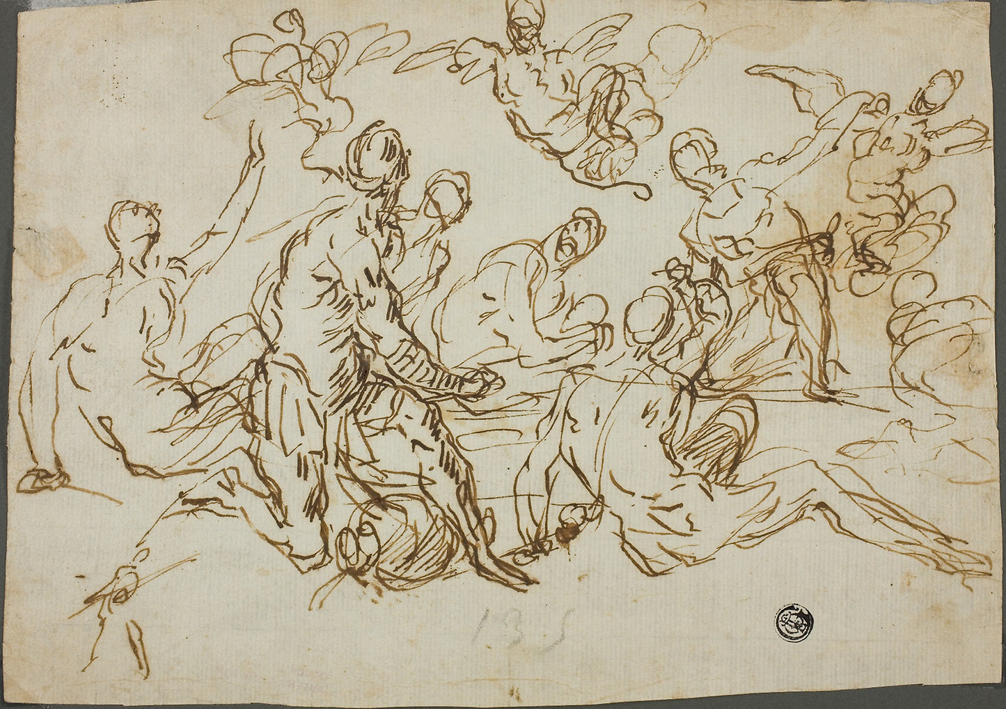 Harpies Attacking Aeneas and His Companions - Domenico Gargiulo, called Micco Spadaro, Poster Print Wall Art