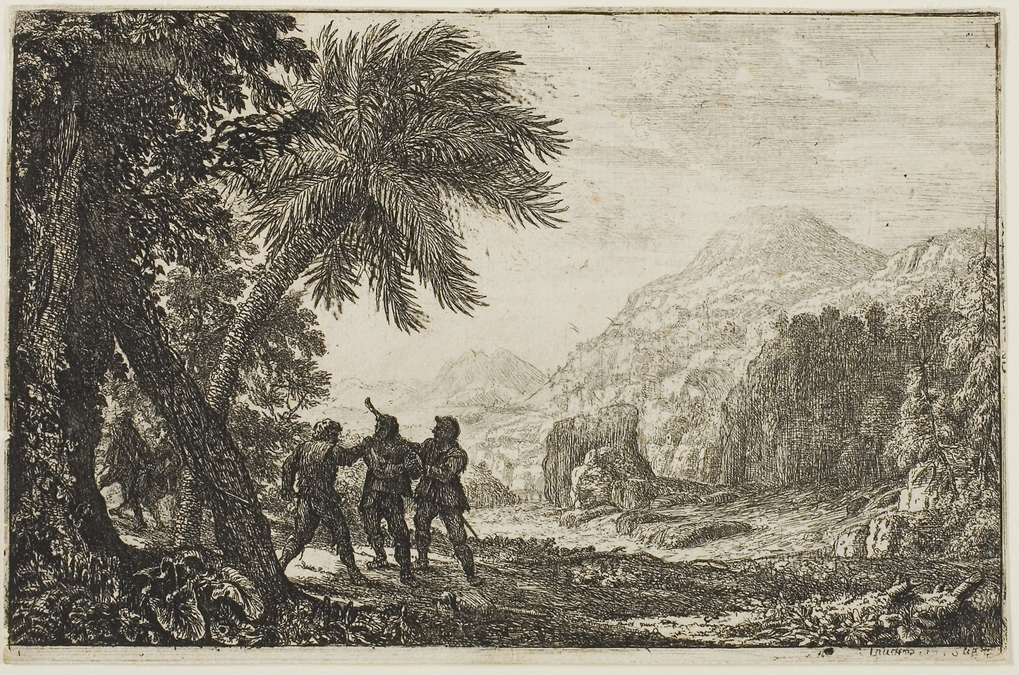 Scene of Brigands - Claude Lorrain, Poster Print Wall Art