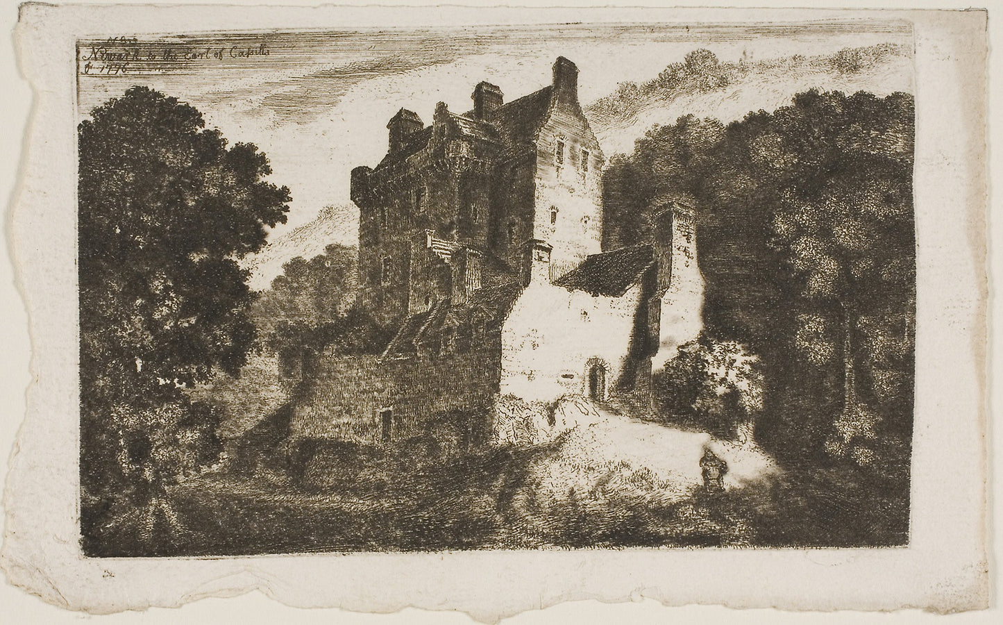 Newark Castle - John Clerk of Eldin, Poster Print Wall Art