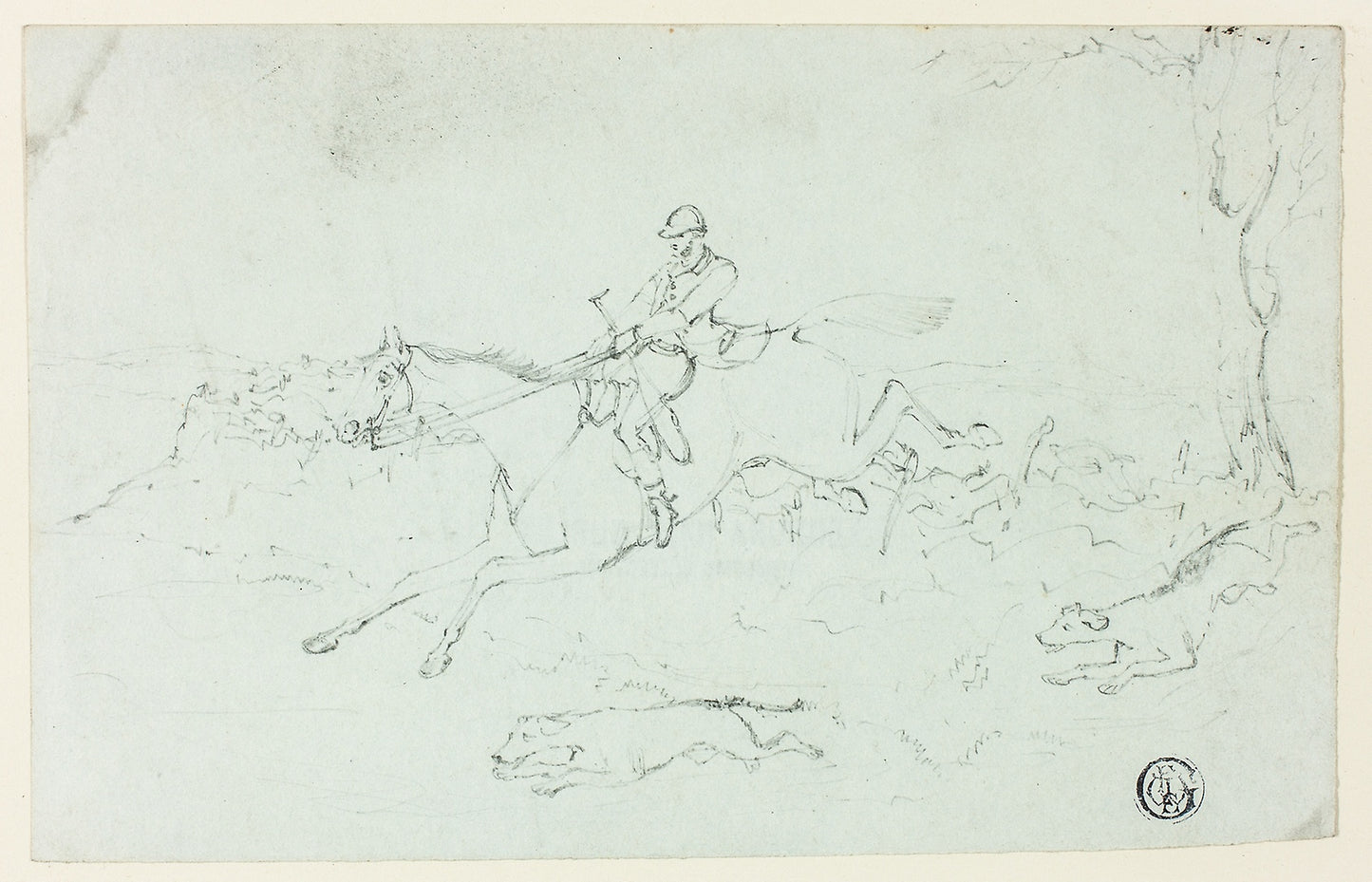 Fox Hunt - Attributed to Henry Alken, Poster Print Wall Art