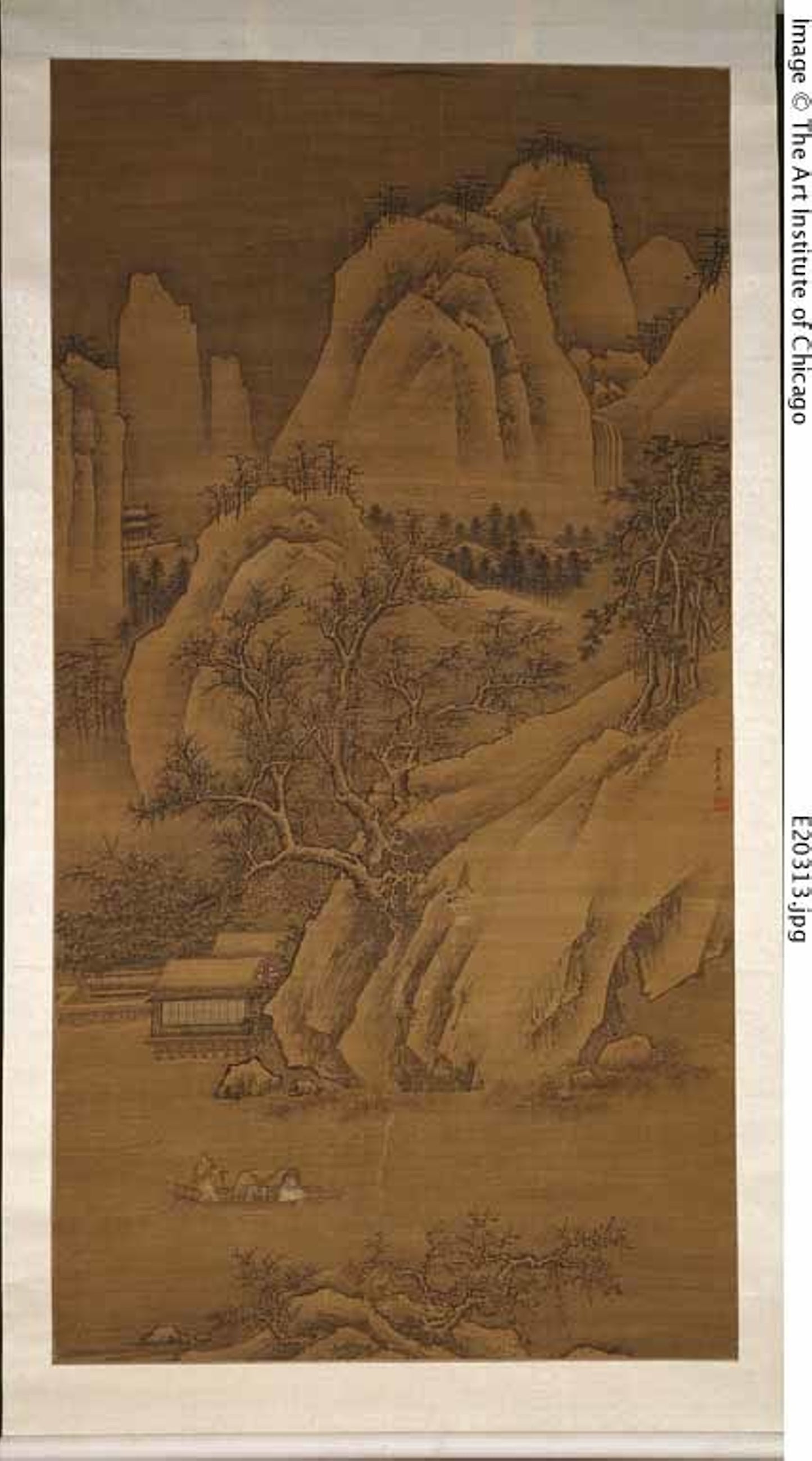 Visiting Dai Kui on a Snowy Night - Xia Kui, Poster Print Wall Art