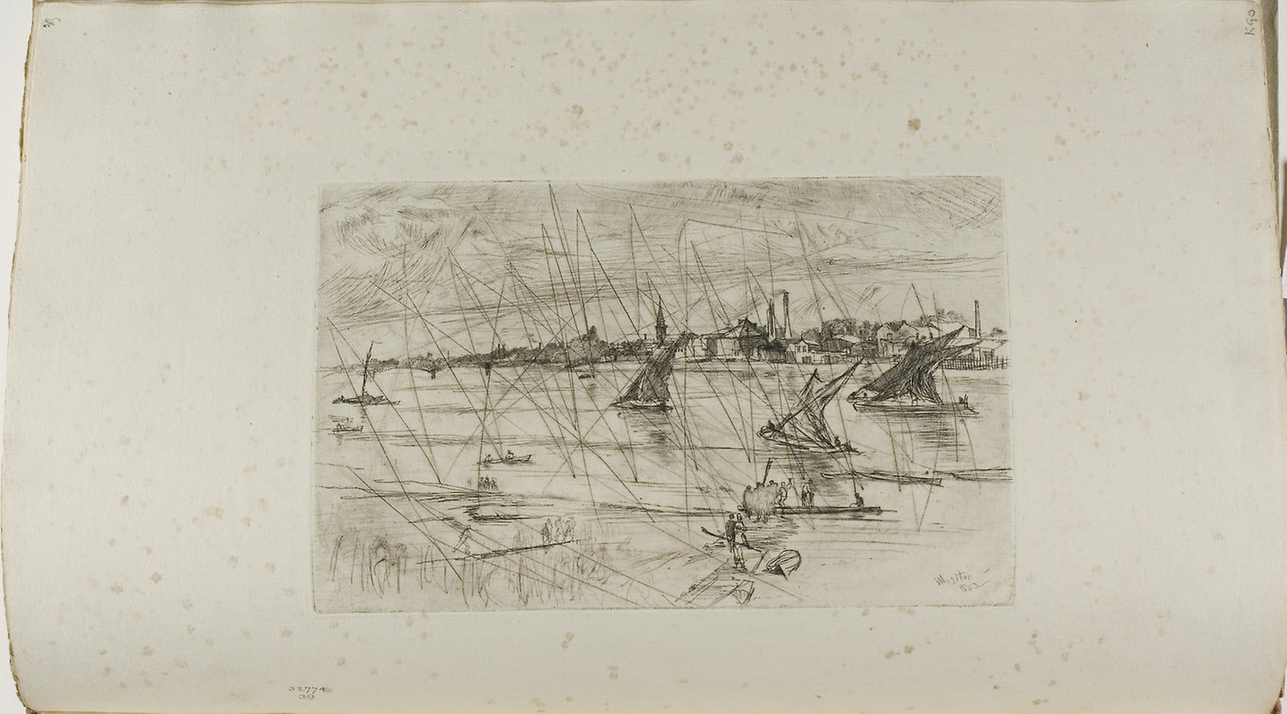 Battersea Reach - James McNeill Whistler, Poster Print Wall Art