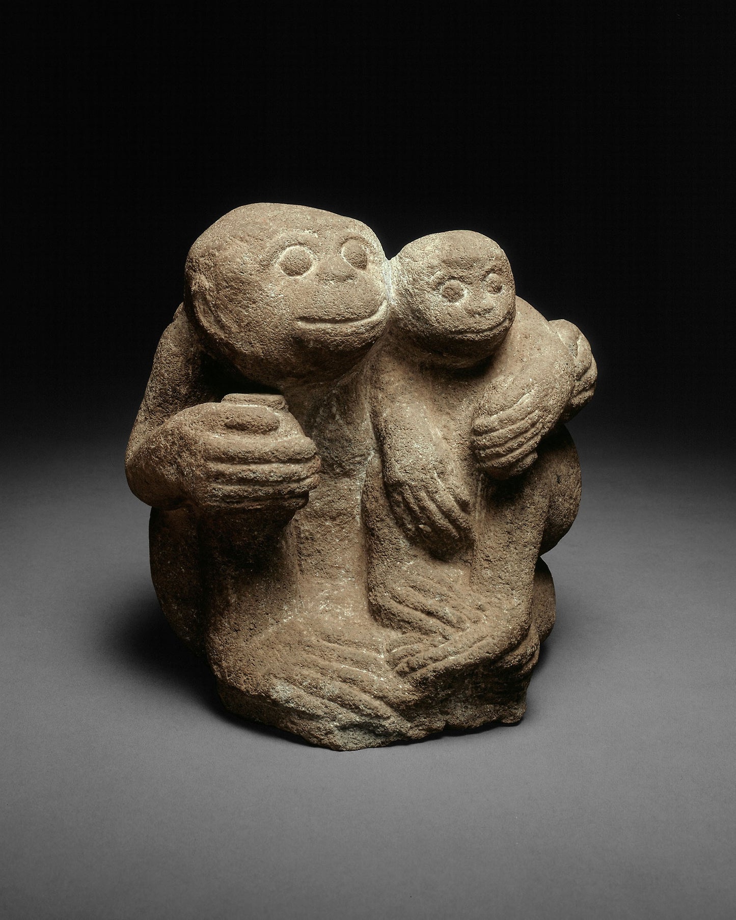 Simian Mother and Child - Indonesia, Poster Print Wall Art