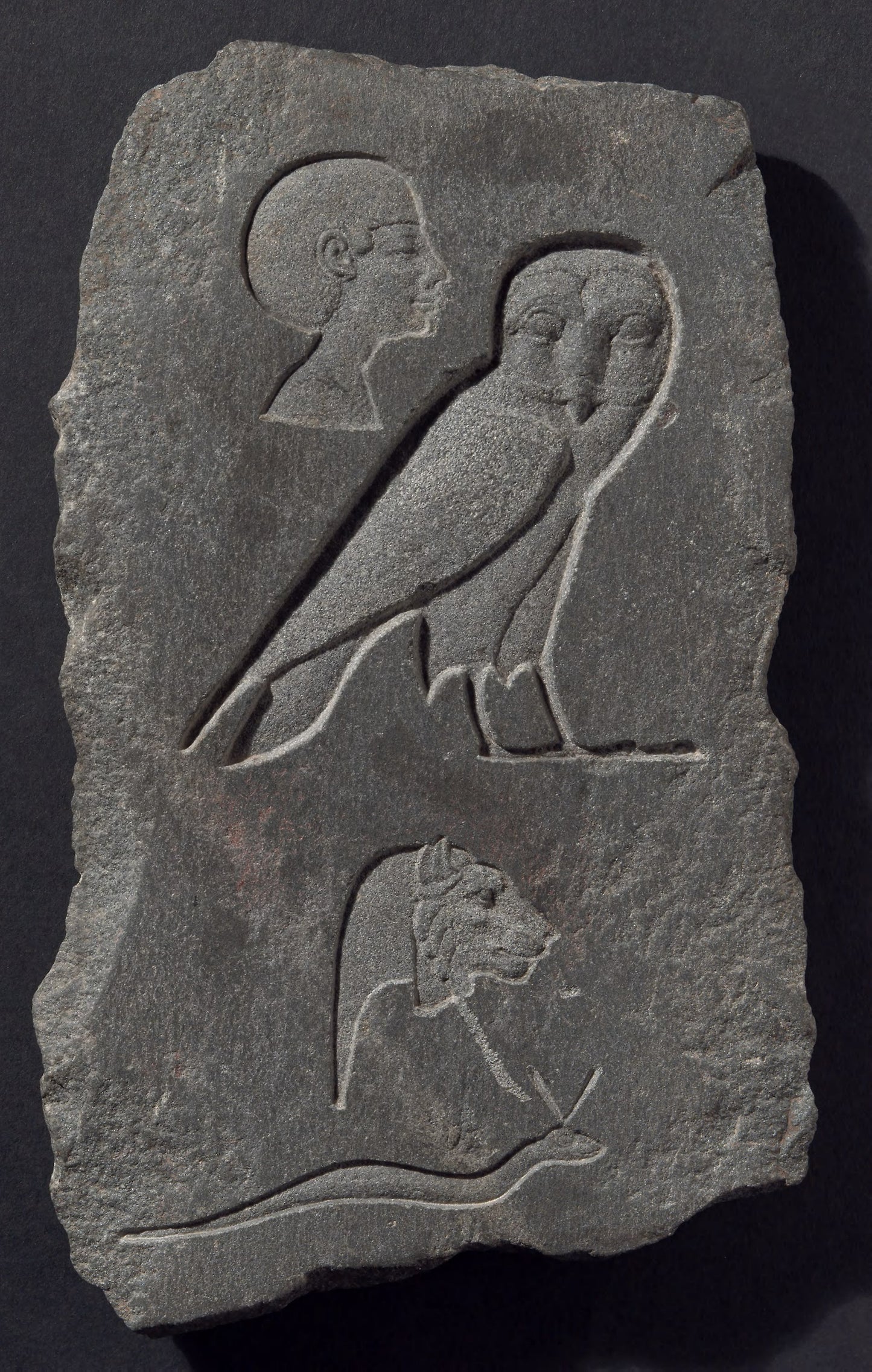 Relief Plaque Depicting Hieroglyphic Signs - Egyptian, Poster Print Wall Art