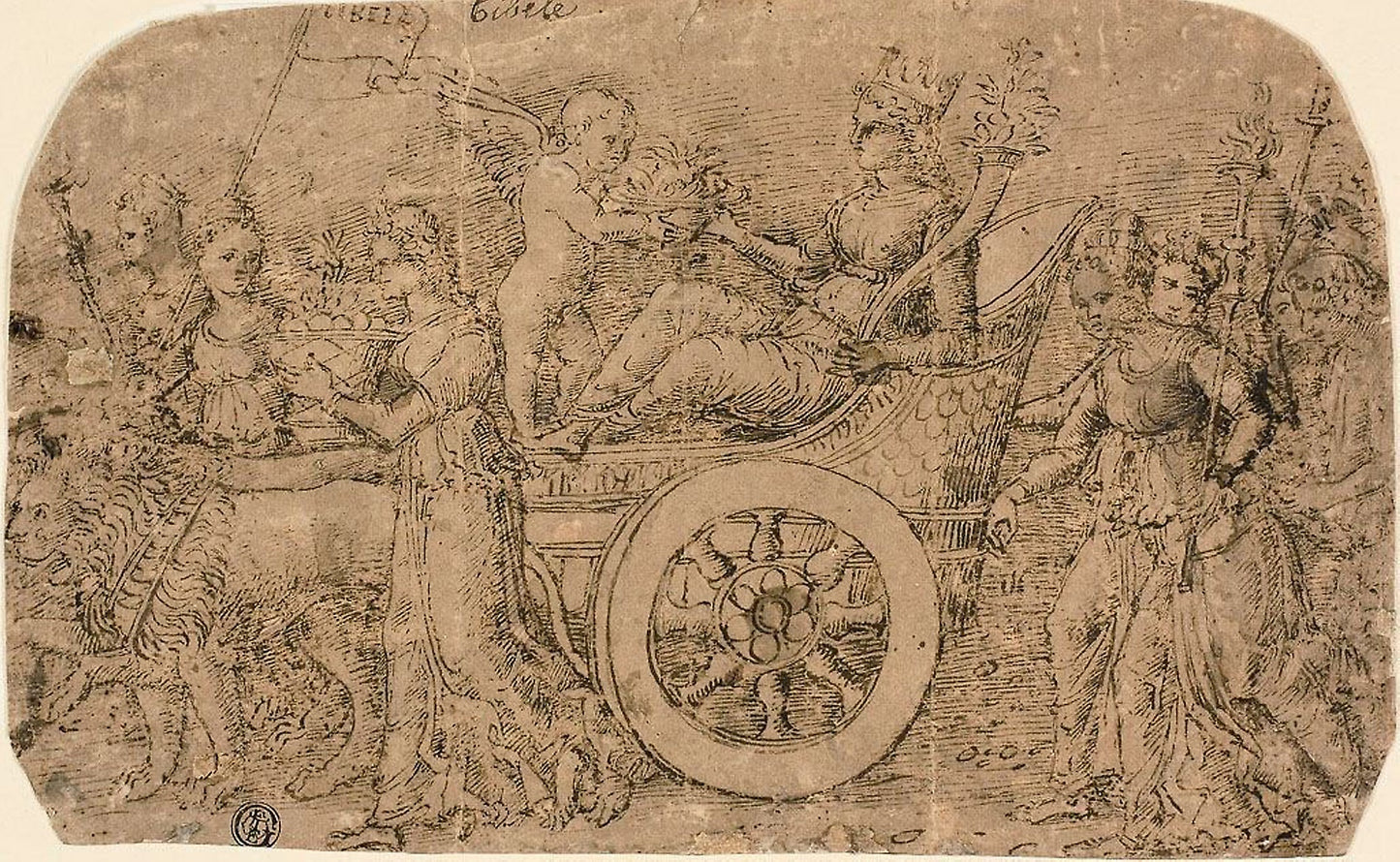 Triumph of Cybele - Circle of Bernardino Parentino, Poster Print Wall Art