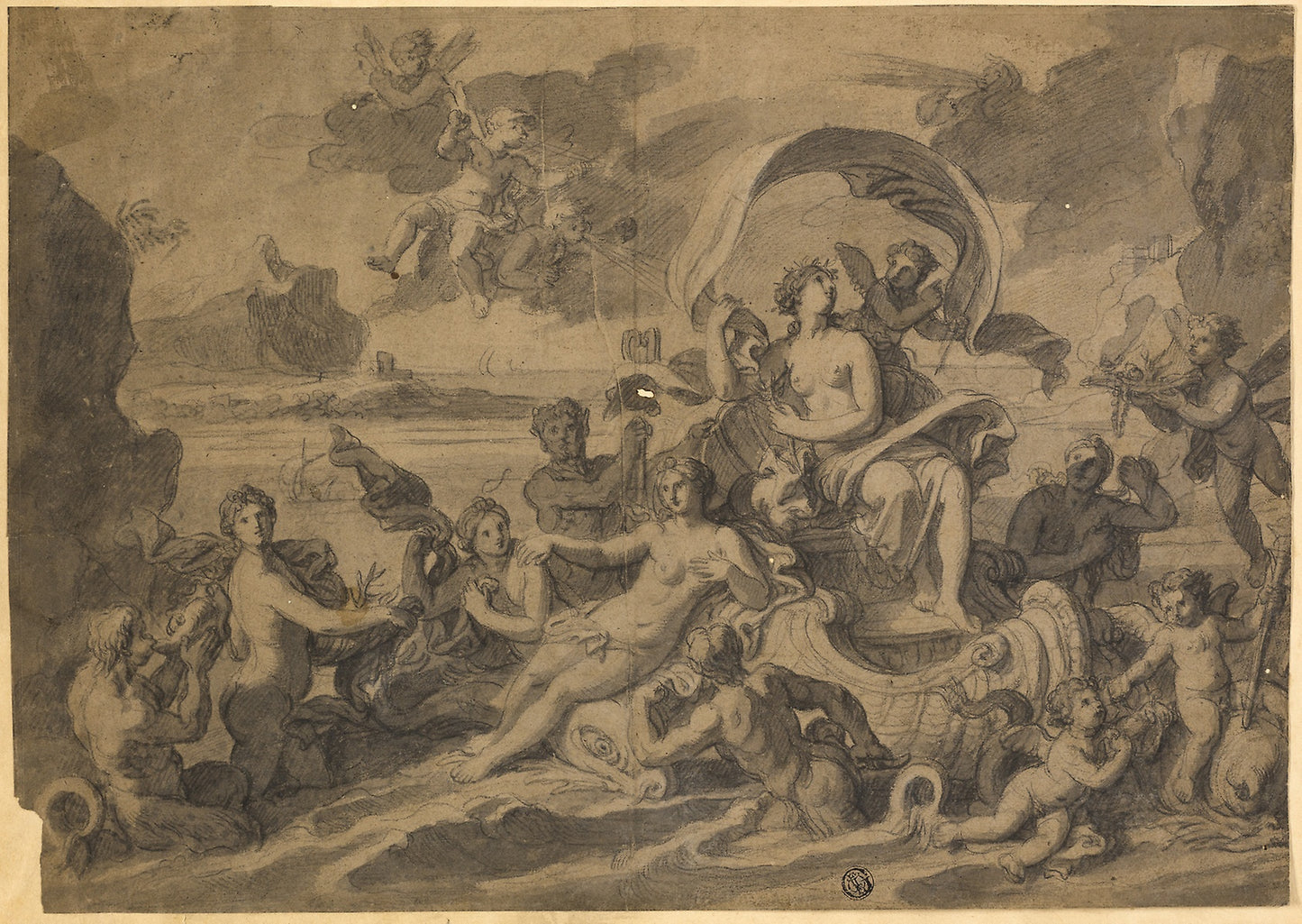 Triumph of Amphitrite - François Verdier, Poster Print Wall Art
