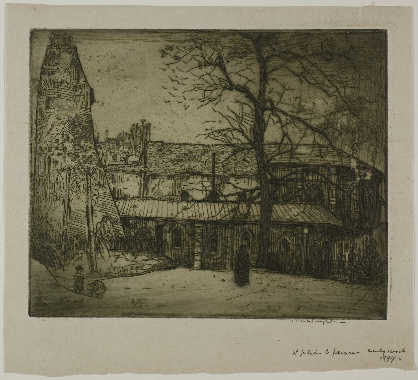 St. Julien-le-Pauvre - Donald Shaw MacLaughlan, Poster Print Wall Art