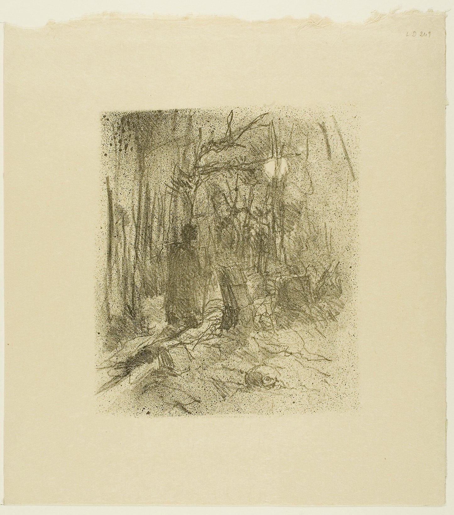 Busk Cemetery, from Au Pied du Sinaï - Henri de Toulouse-Lautrec, Poster Print Wall Art