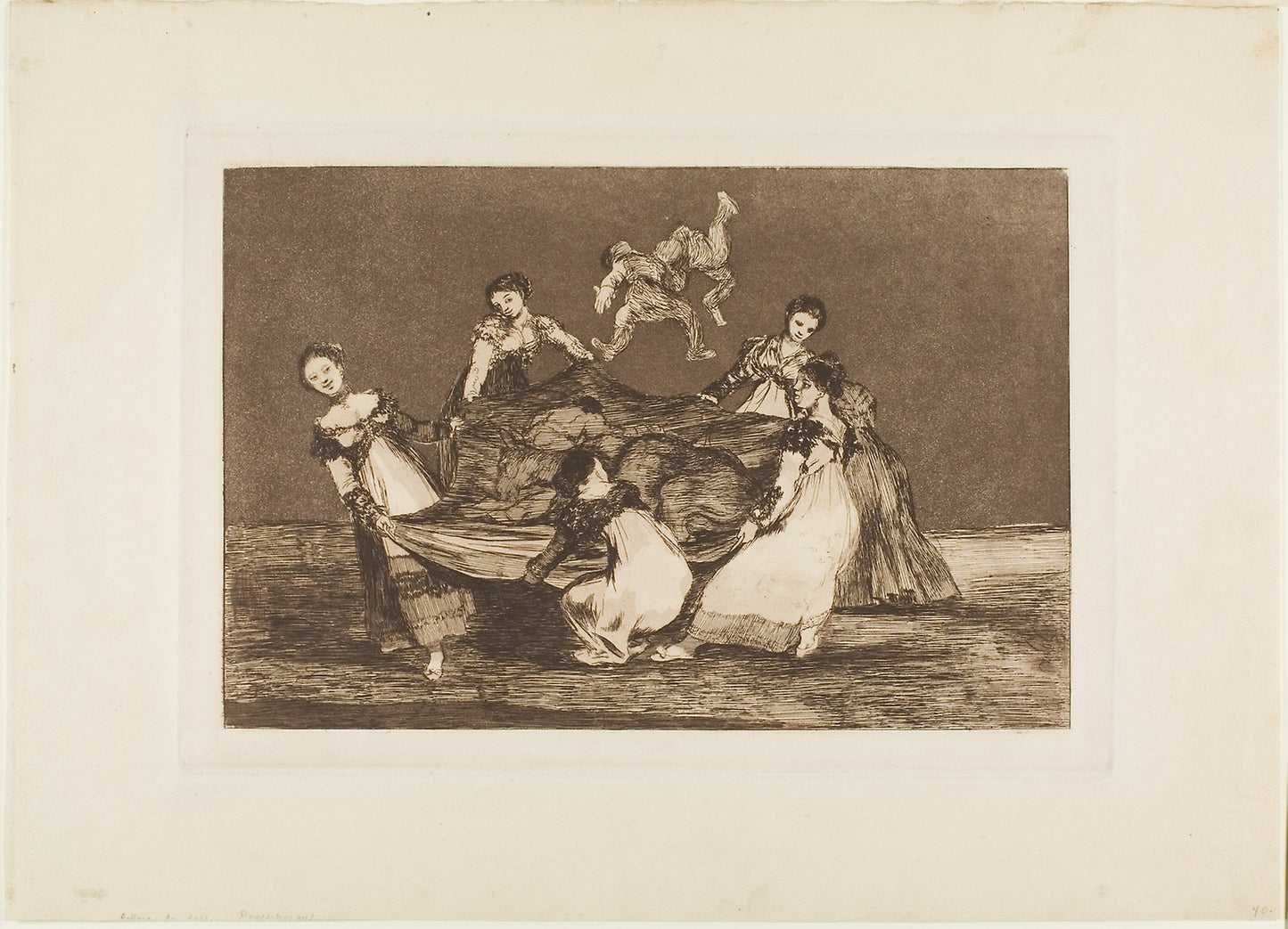 Feminine Folly, from Disparates, published as plate 1 in Los Proverbios (Proverbs) - Francisco José de Goya y Lucientes (Spanish, 1746-1828), Poster Print Wall Art