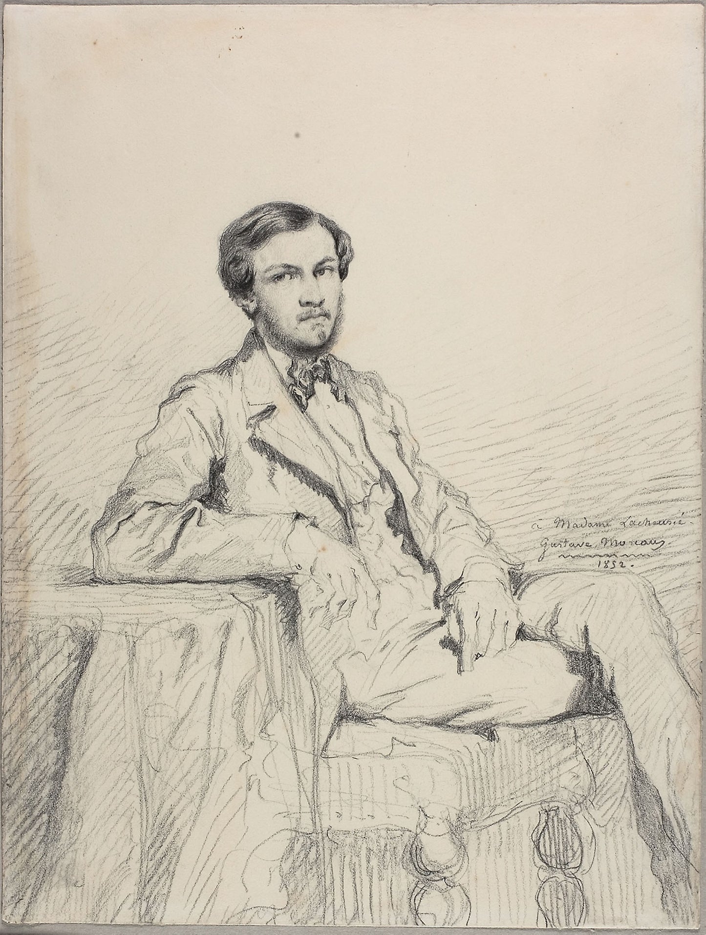 Portrait of Eugène Lacheurié - Gustave Moreau, Poster Print Wall Art