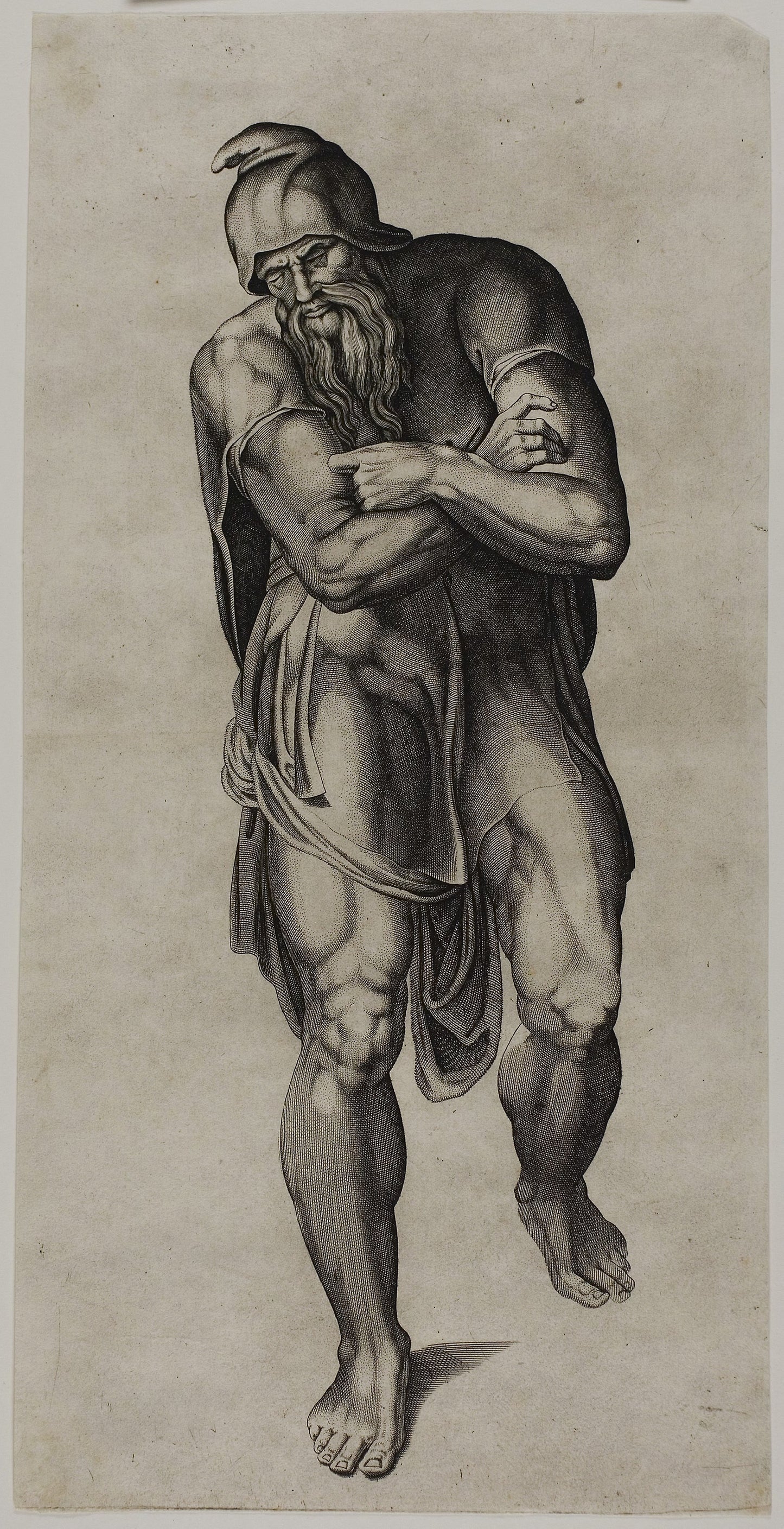 Joseph of Arimathea - Nicolas Beatrizet (French, 1515-after 1565), Poster Print Wall Art