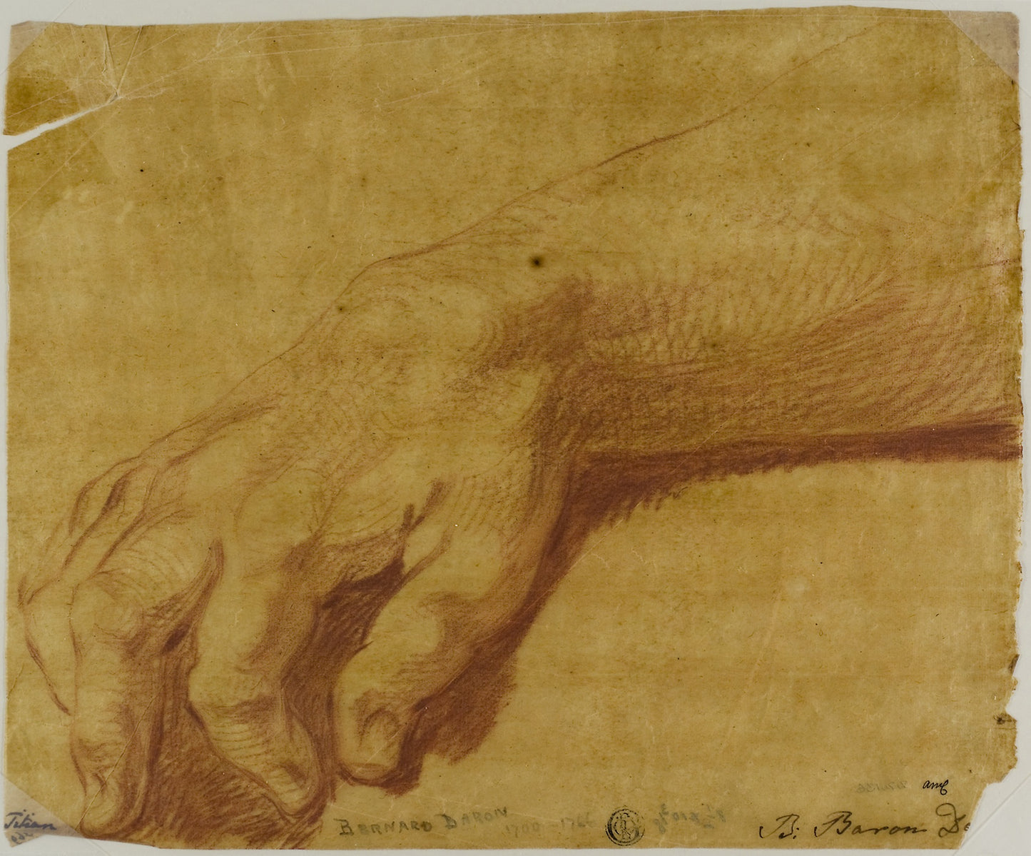 Right Hand of Jupiter - Bernard Baron (French, 1696-1762), Poster Print Wall Art