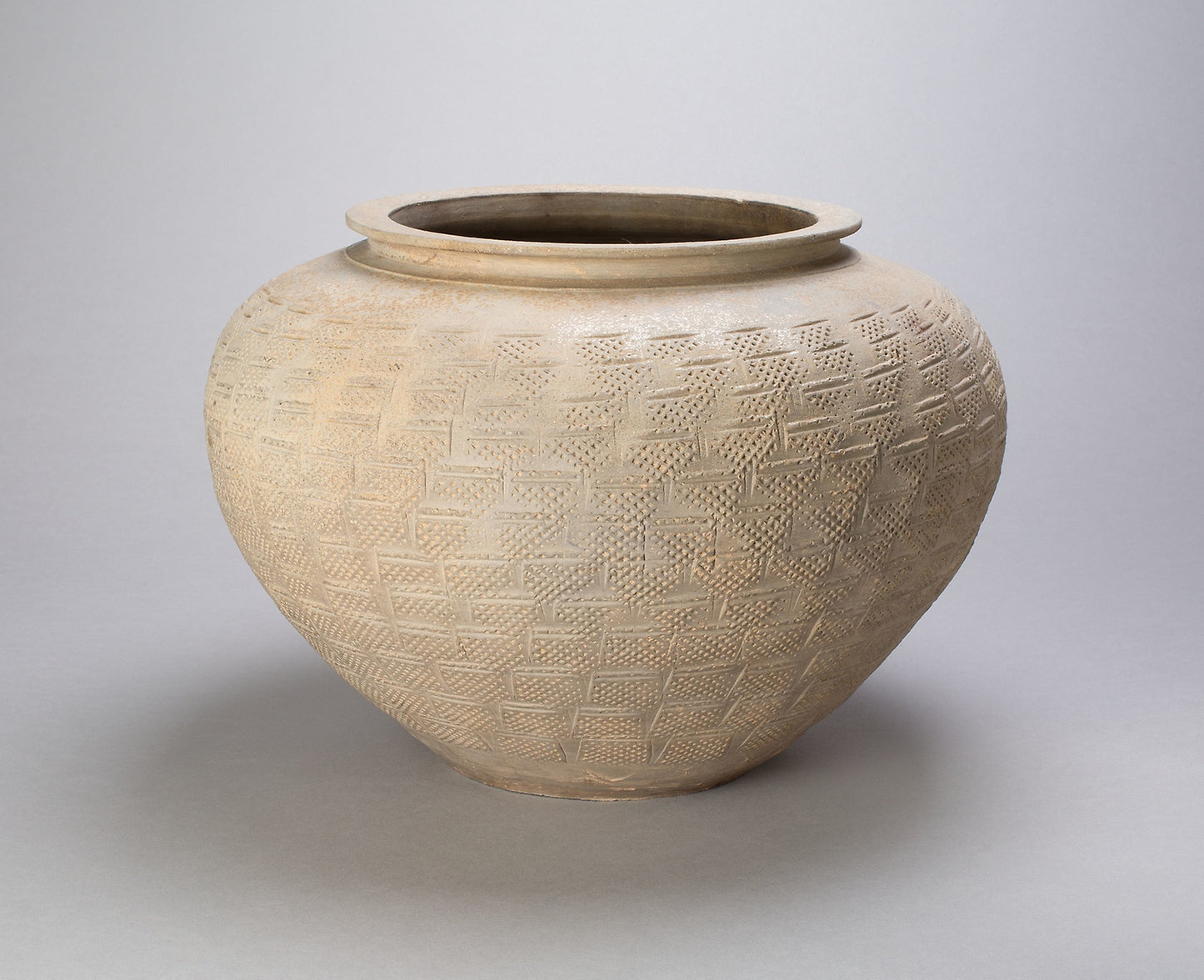 Jar with Basketweave Pattern - China, Poster Print Wall Art
