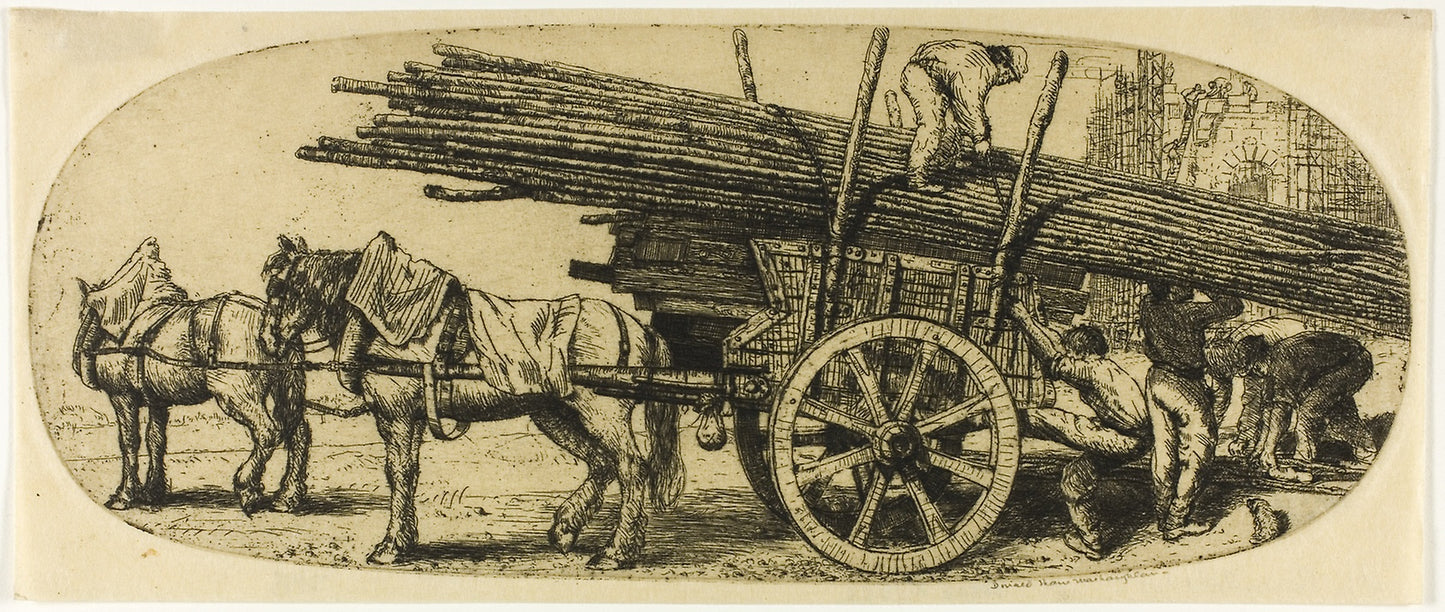 The Builders - Donald Shaw MacLaughlan, Poster Print Wall Art