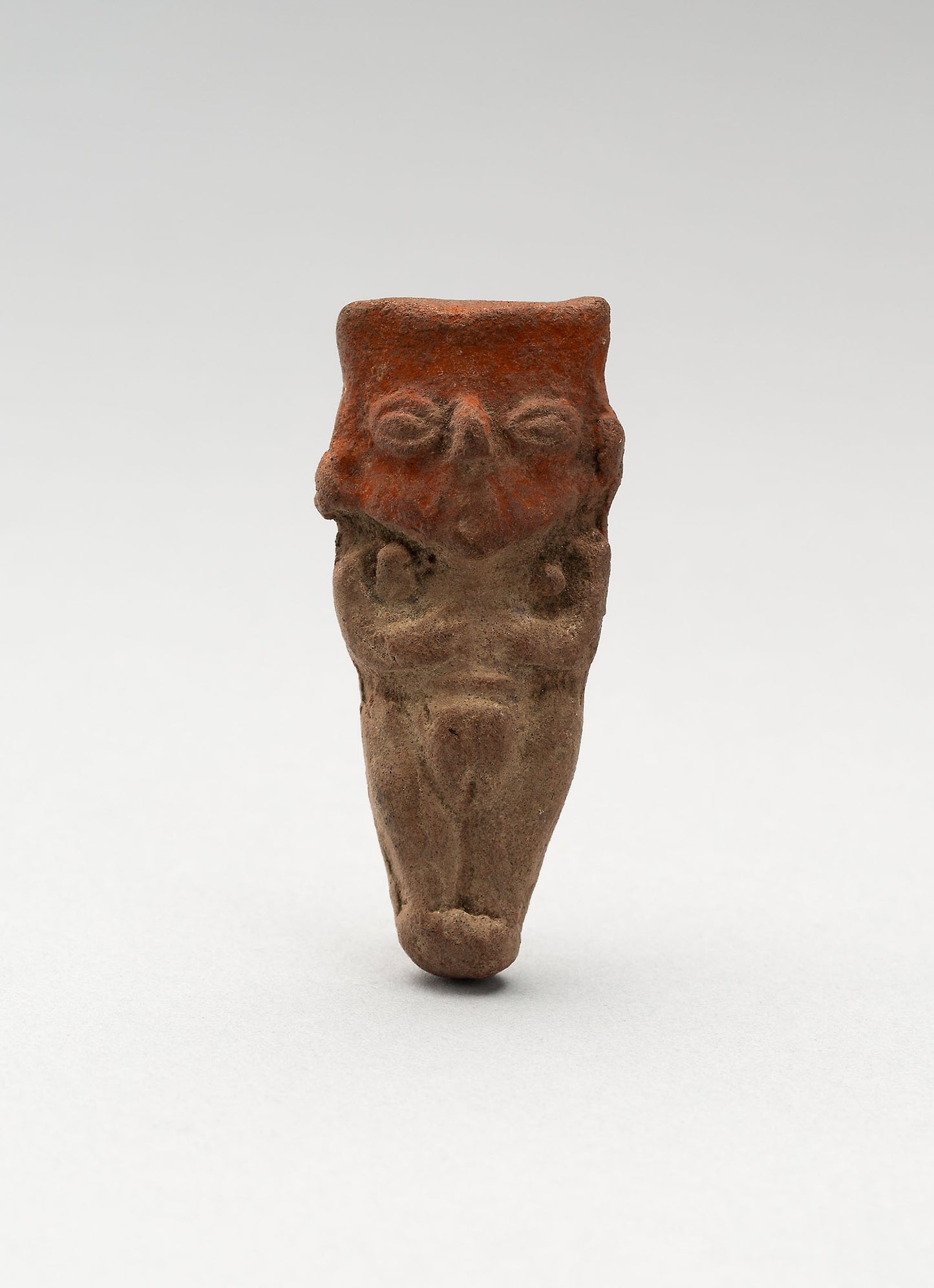 Mold-Made Female Figurine - Possibly Moche, Poster Print Wall Art