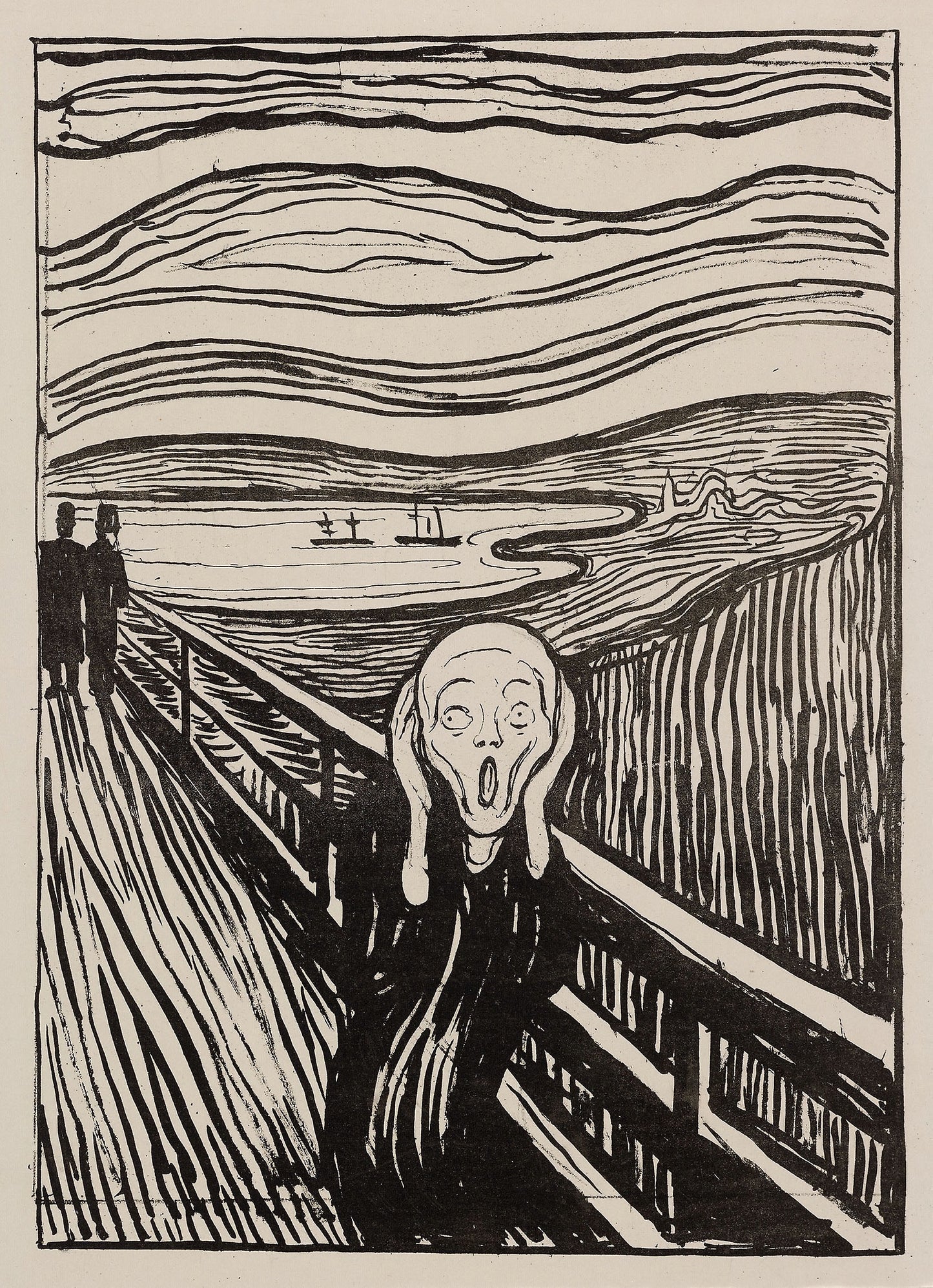 The Scream - Edvard Munch, Poster Print Wall Art