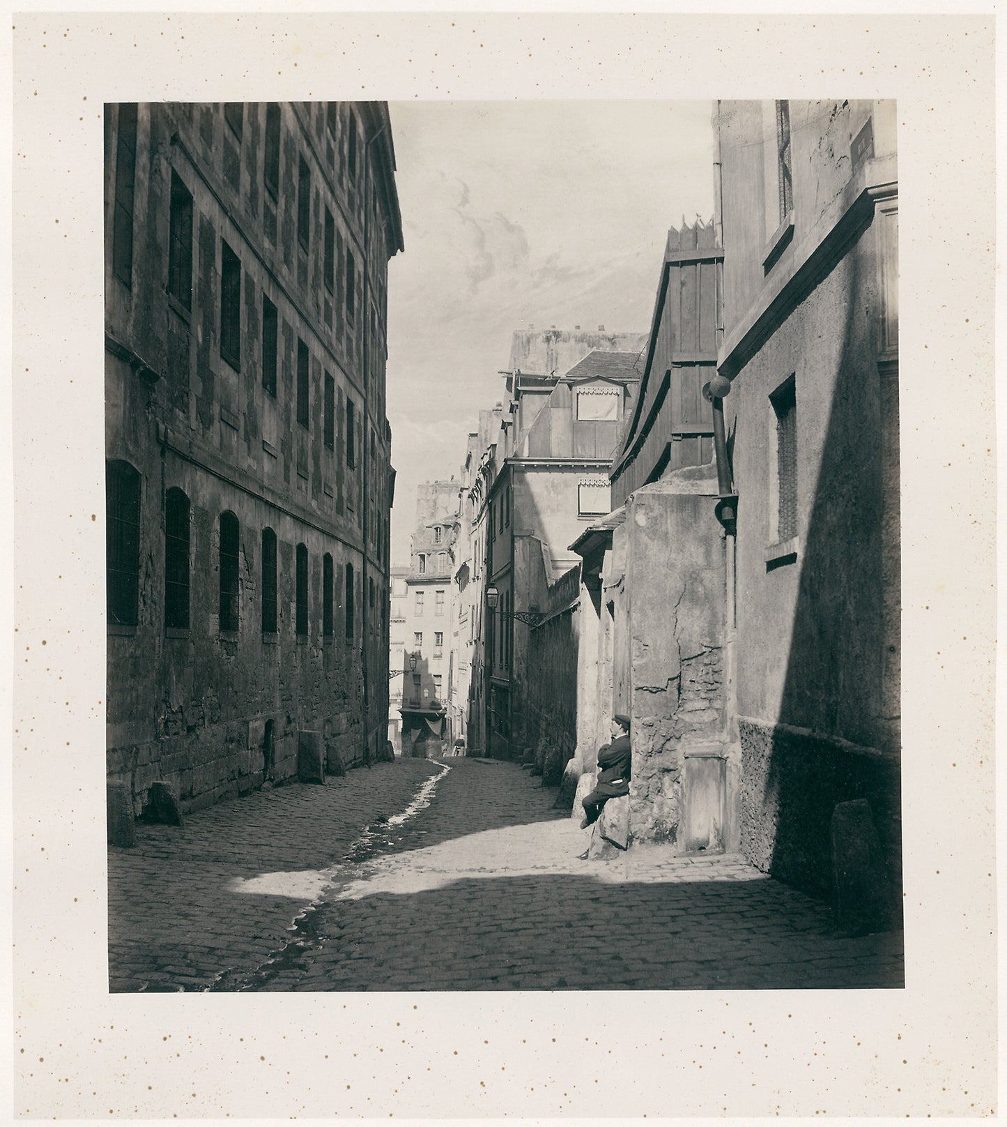 Rue Chartière (impasse Chartière) de la rue de Reims - Charles Marville, Poster Print Wall Art